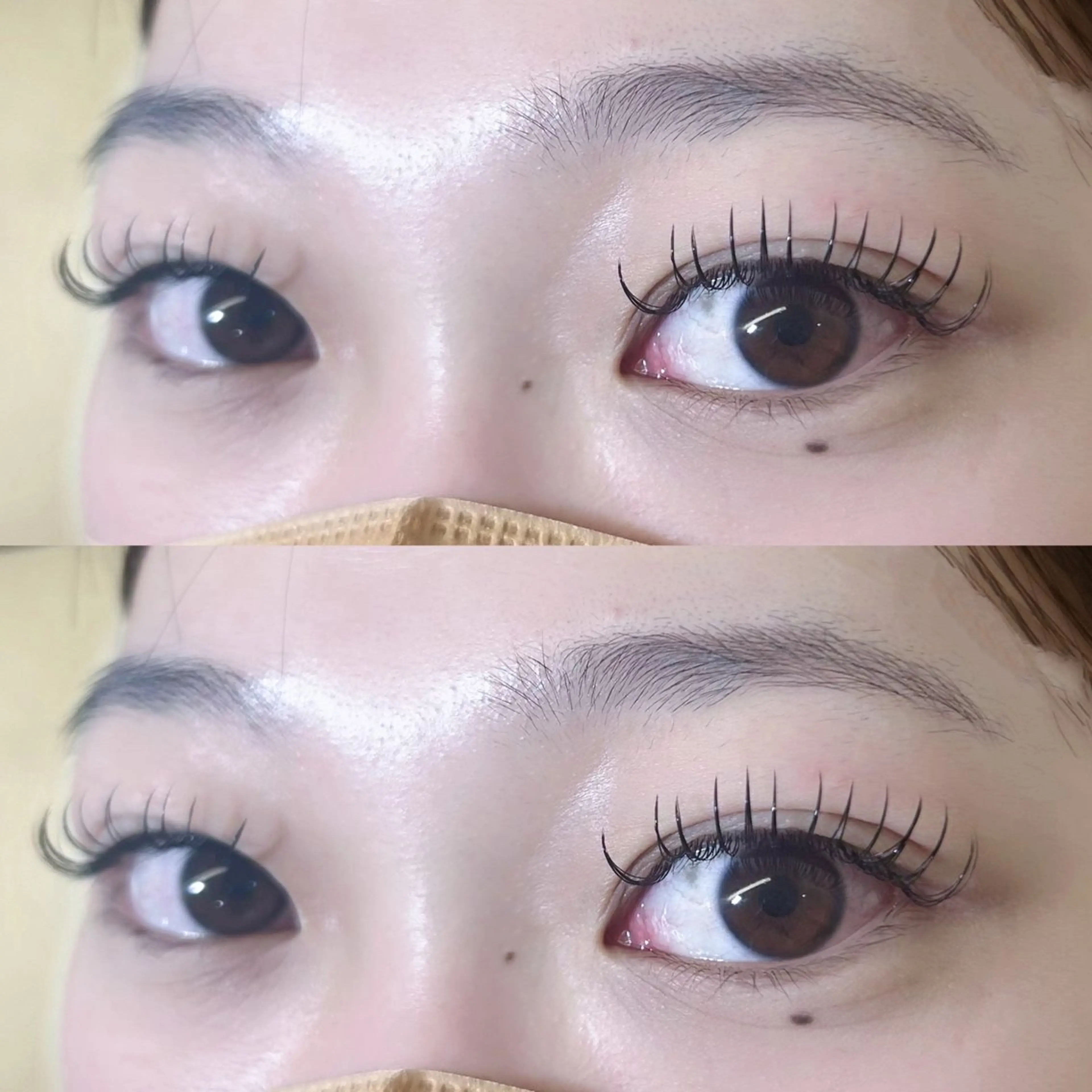 マツエク・マツパ Dカール フラットラッシュ 🧡MISUZU 京都Two🧡のマツエク・マツパデザイン