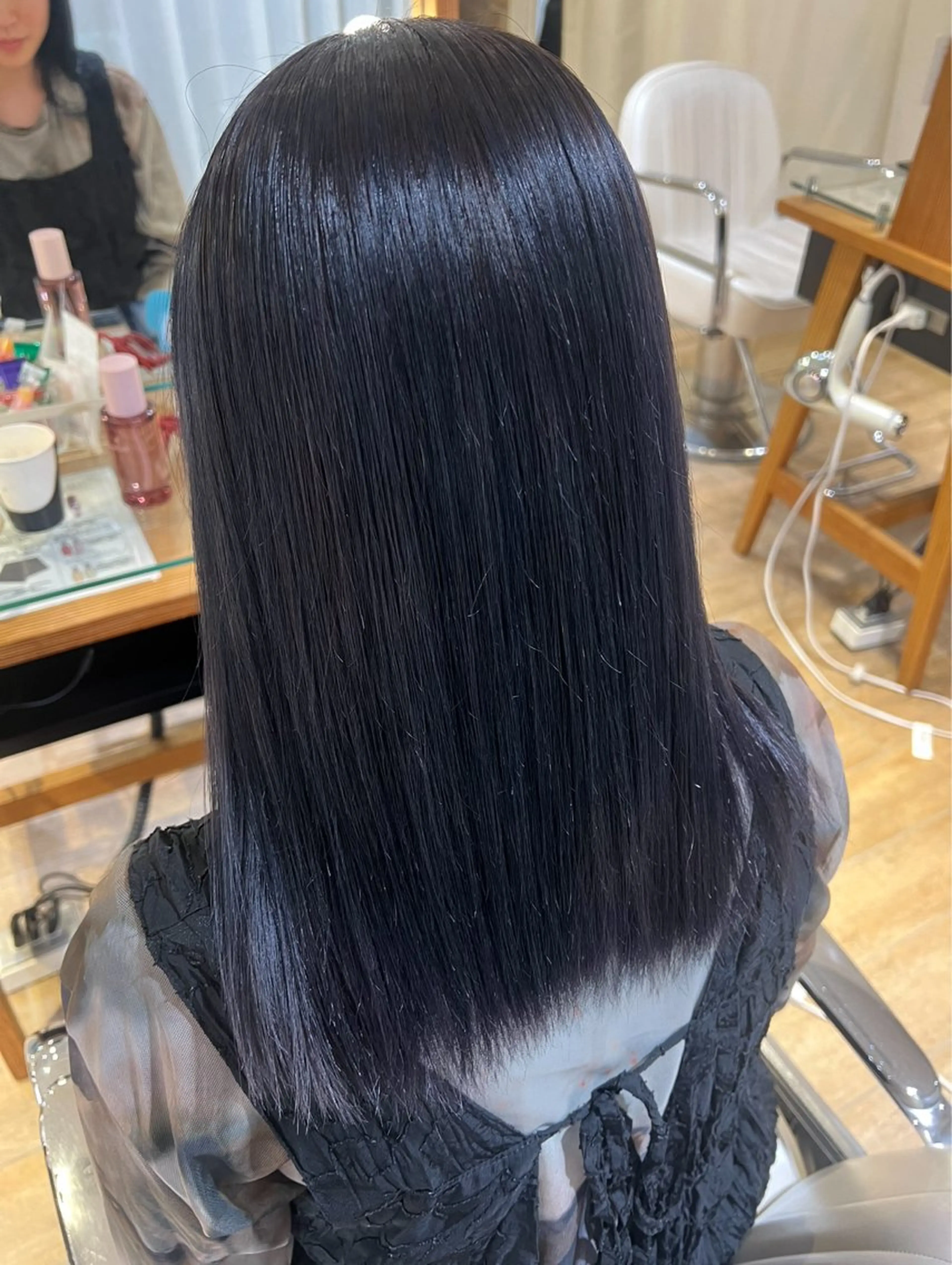 カラー ブリーチ ブルーカラー ブルーラベンダー ラベンダーカラー 横浜/カラーモデル ✩💚りんか💚✩のヘアスタイル