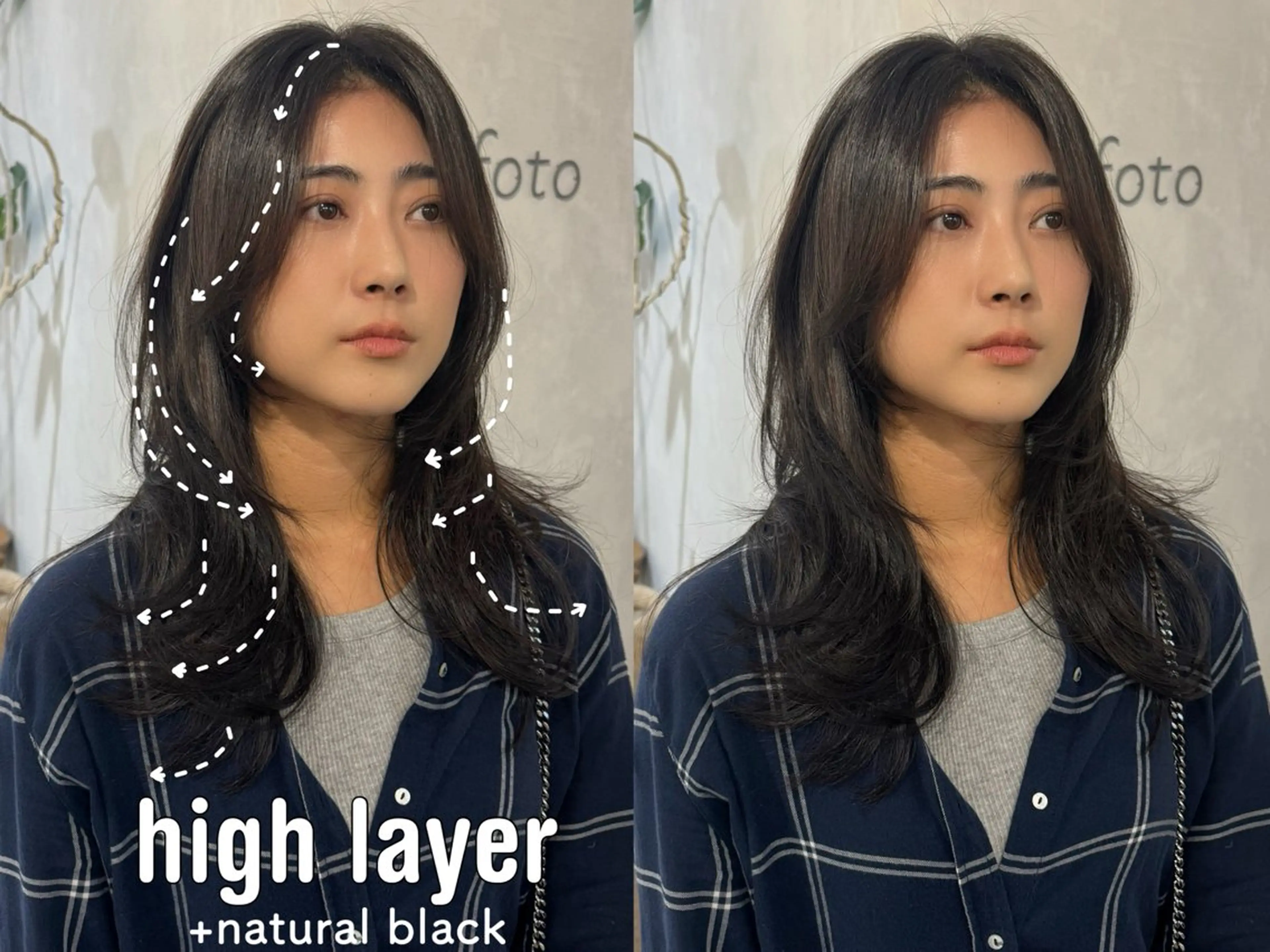 セミロング カット ヘアカラー トリートメント 顔周りcut・ご相談 ＝新宿しずく🇰🇷のヘアスタイル