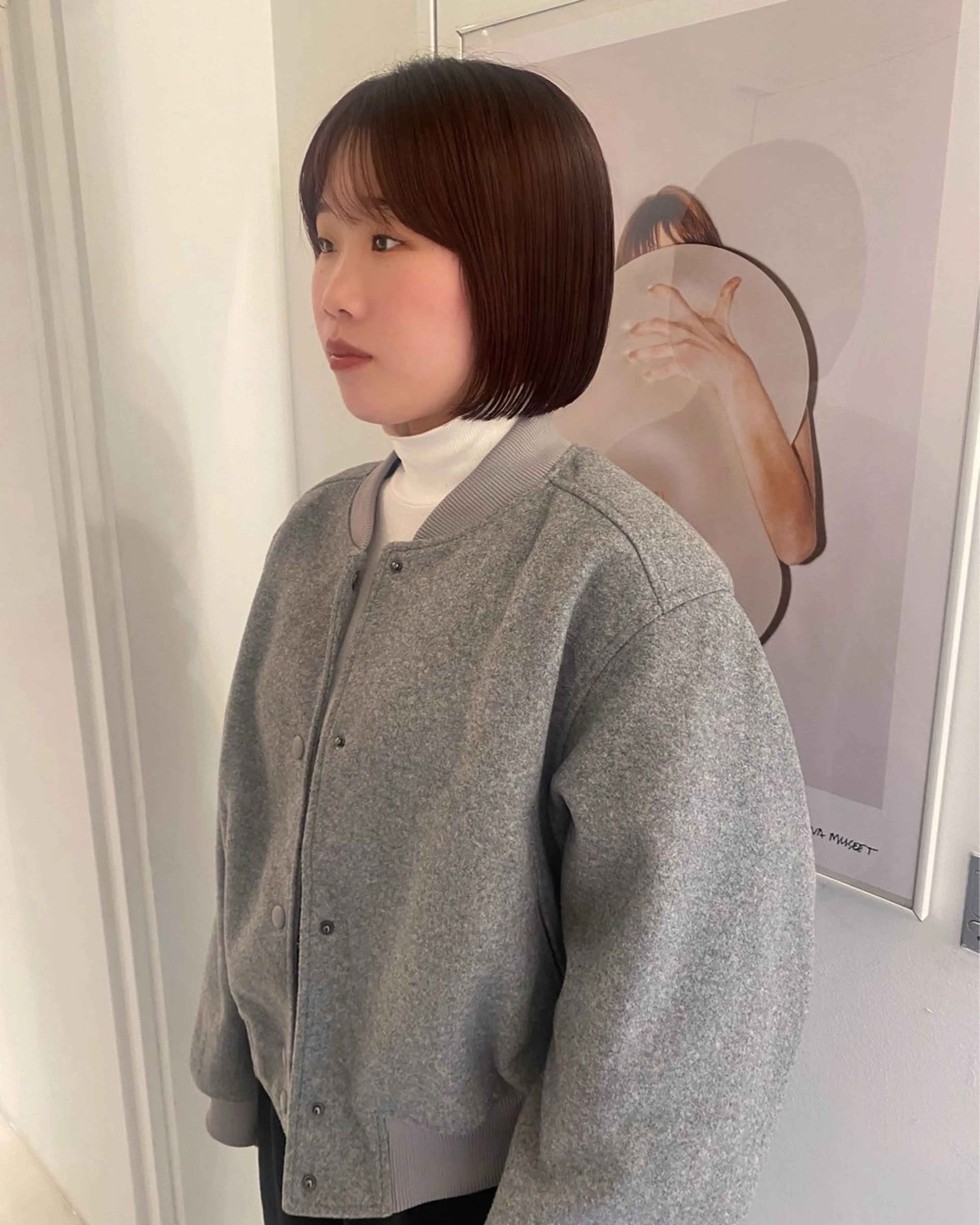 ショート カラー riria/ボブ /透明感カラー🎀のヘアスタイル