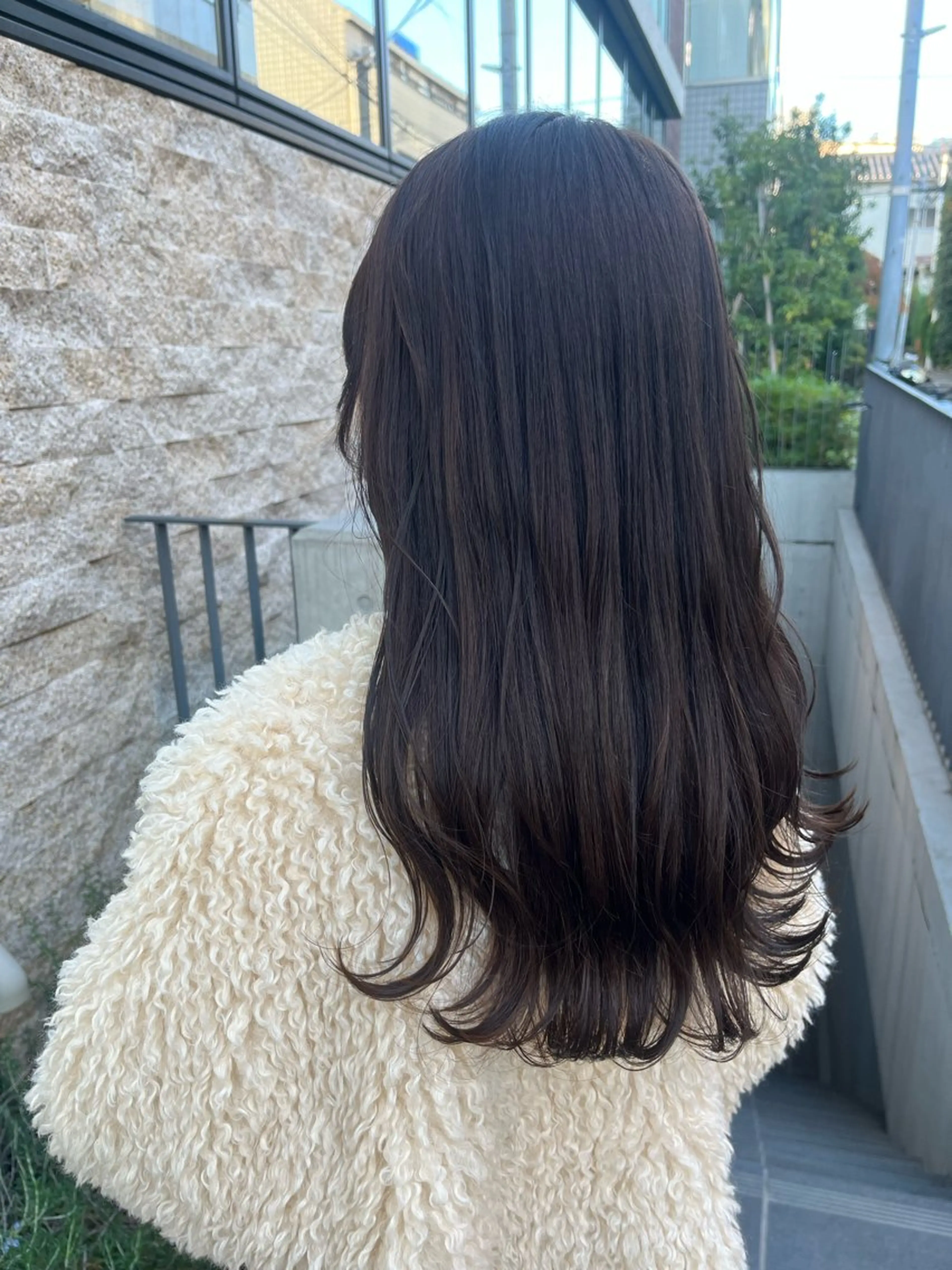 セミロング カラー ブラウンカラー カット ヘアカラー トリートメント ✨透明感カラー✨ 🦖佐々木未来🦕のヘアスタイル
