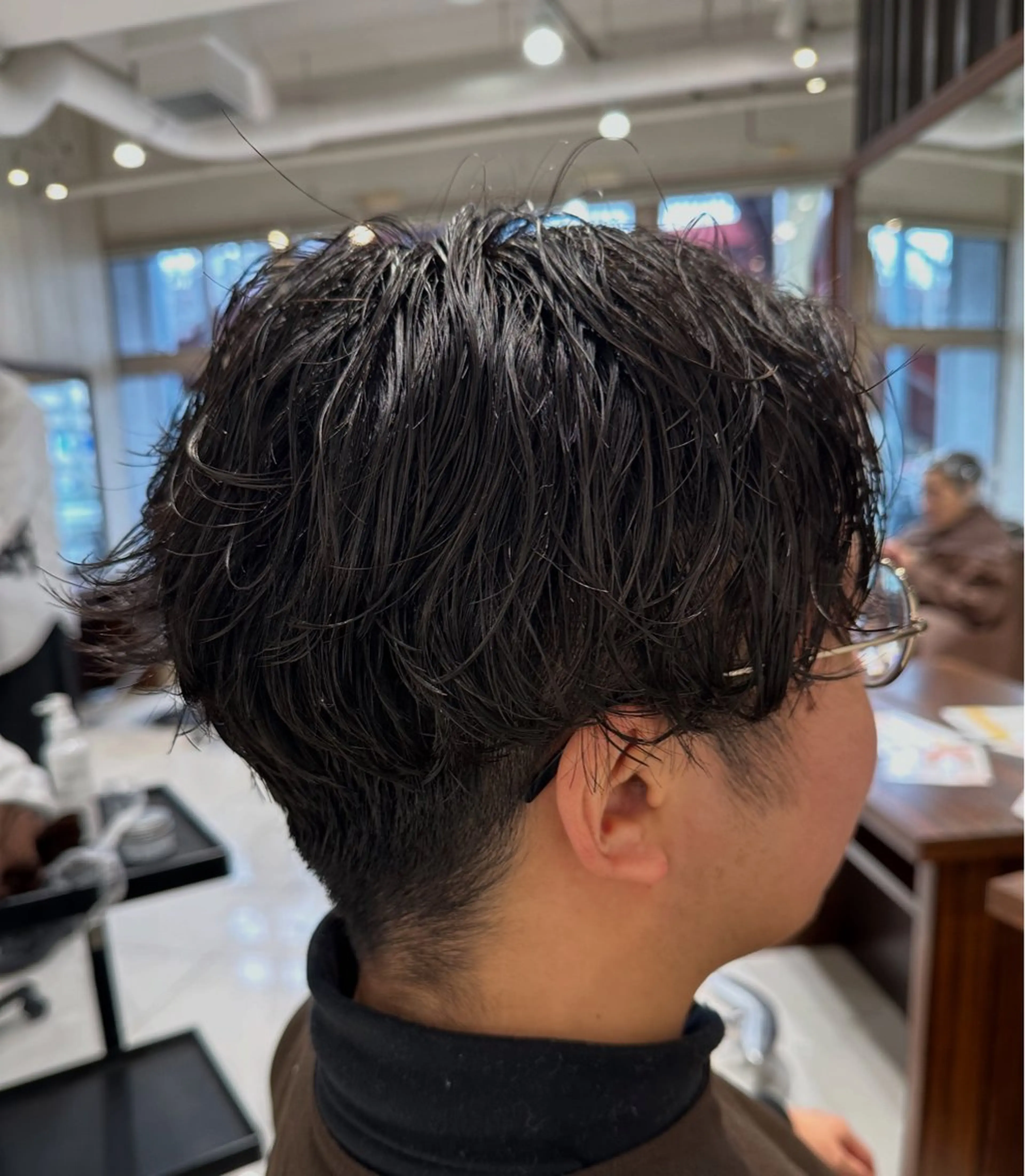 パーマ メンズ メンズパーマ ブリーチ/艶カラー カノ🌼のヘアスタイル