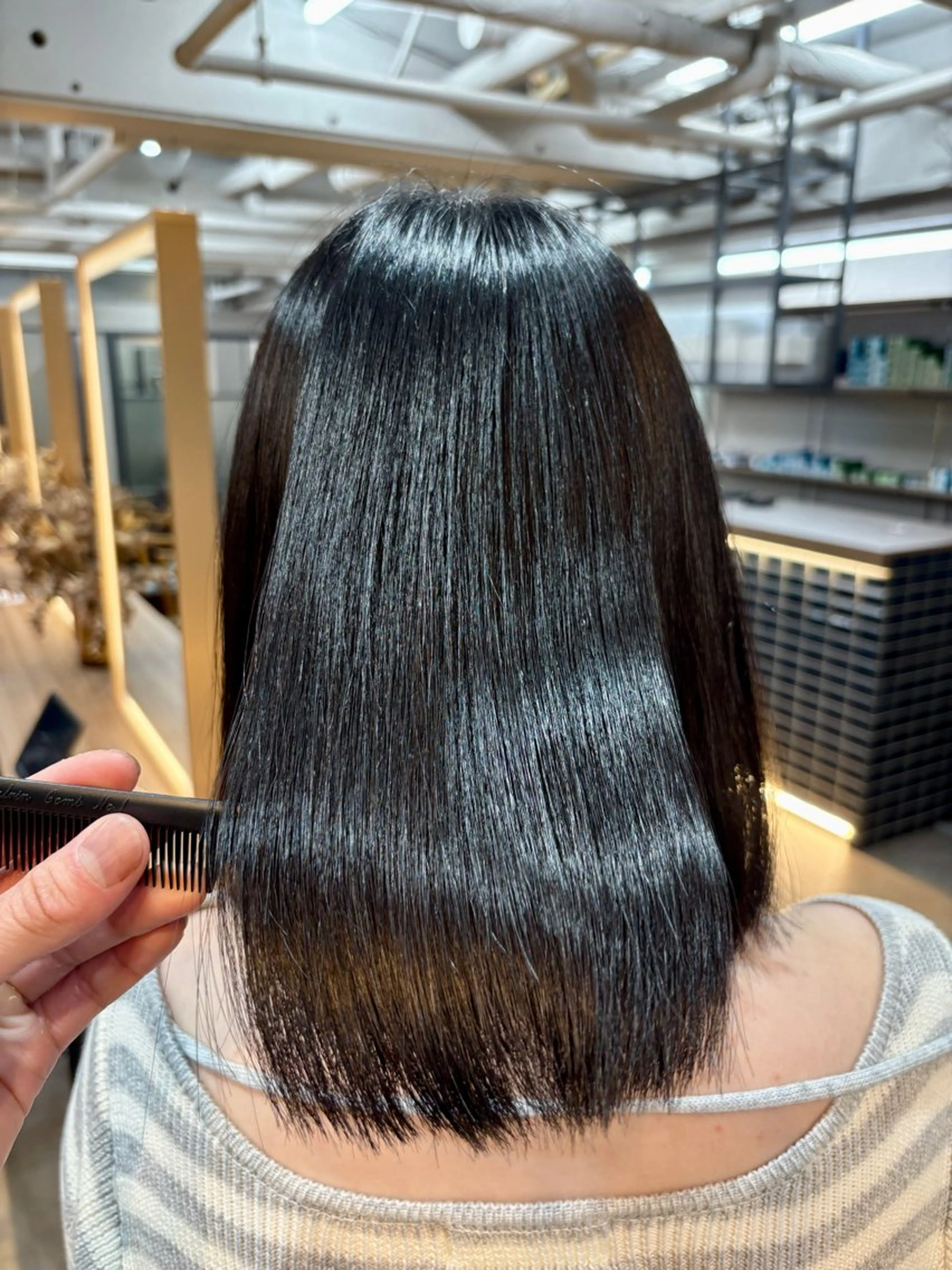 セミロング 縮毛矯正 縮毛矯正 トリートメント 💎艶髪／美髪特化 世麗💎のヘアスタイル