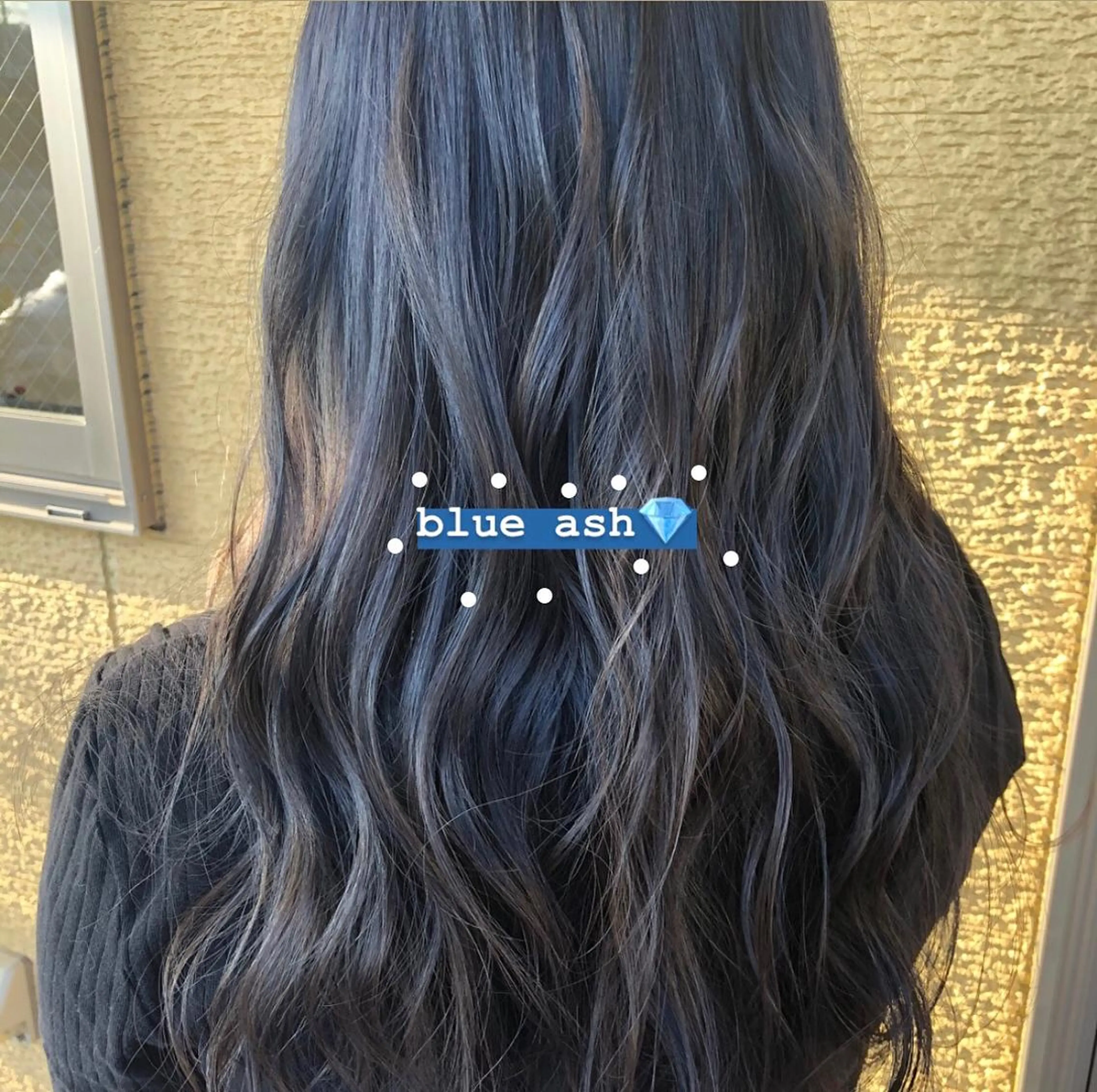 ロング カラー アッシュ ブリーチ ブルーカラー ブルーアッシュ ☁️Stylist Karin☁️のヘアスタイル