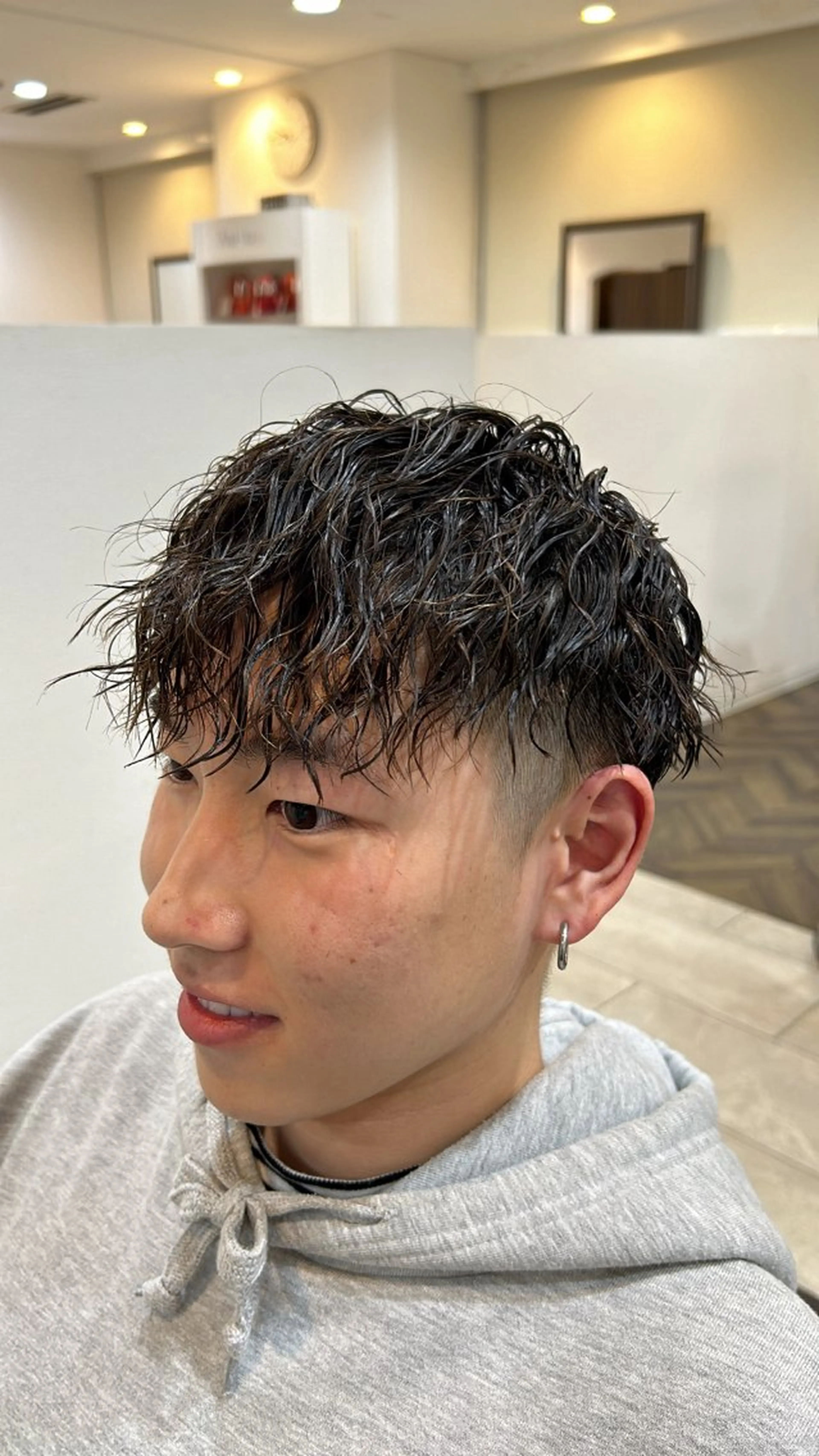 パーマ メンズ メンズパーマ ツイストスパイラルパーマ スパイラルパーマ ボブ/ショート/小倉 ✂中尾吏穏のヘアスタイル