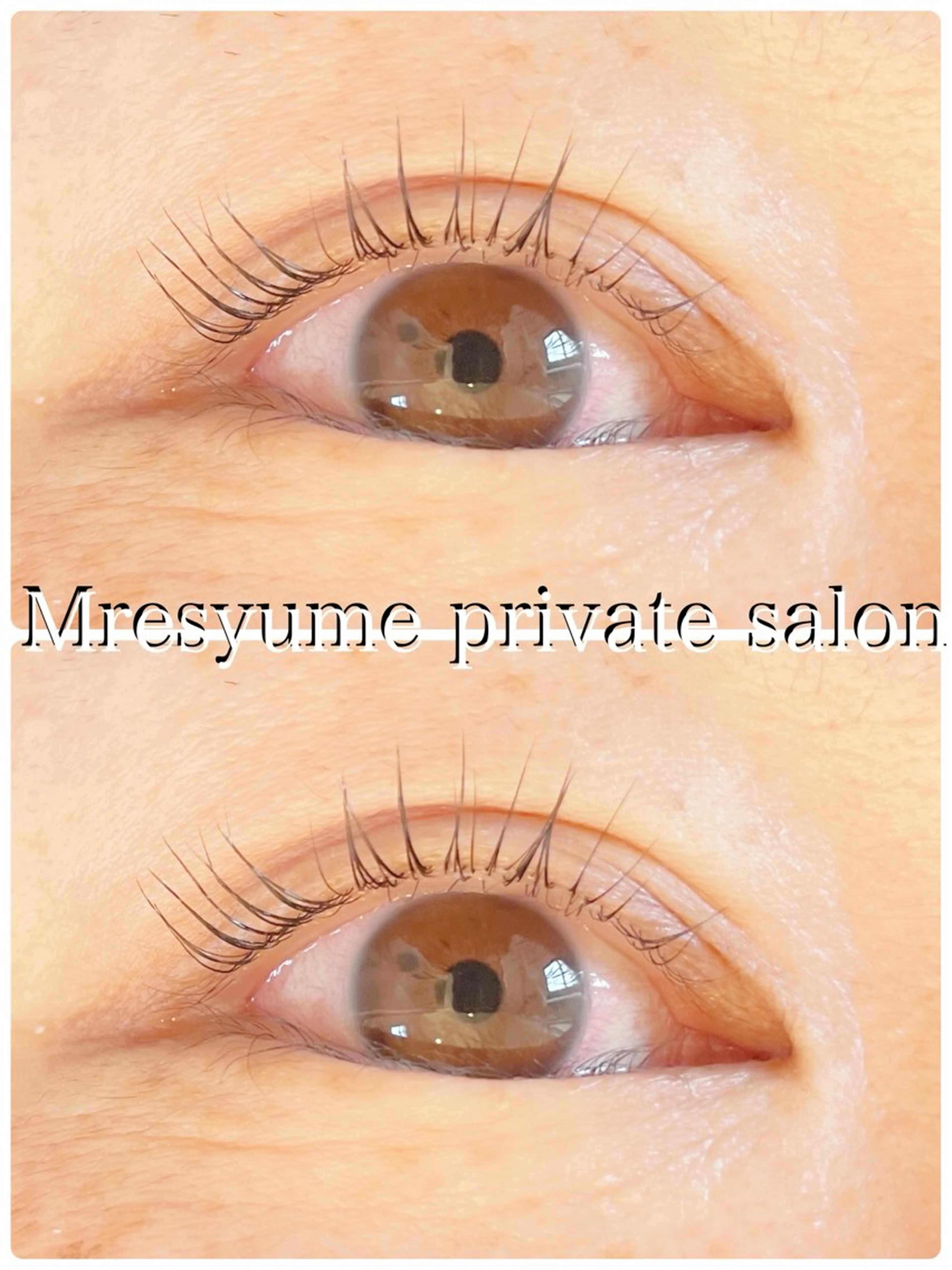 マツエク・マツパ Mresyume MAYUのマツエク・マツパデザイン