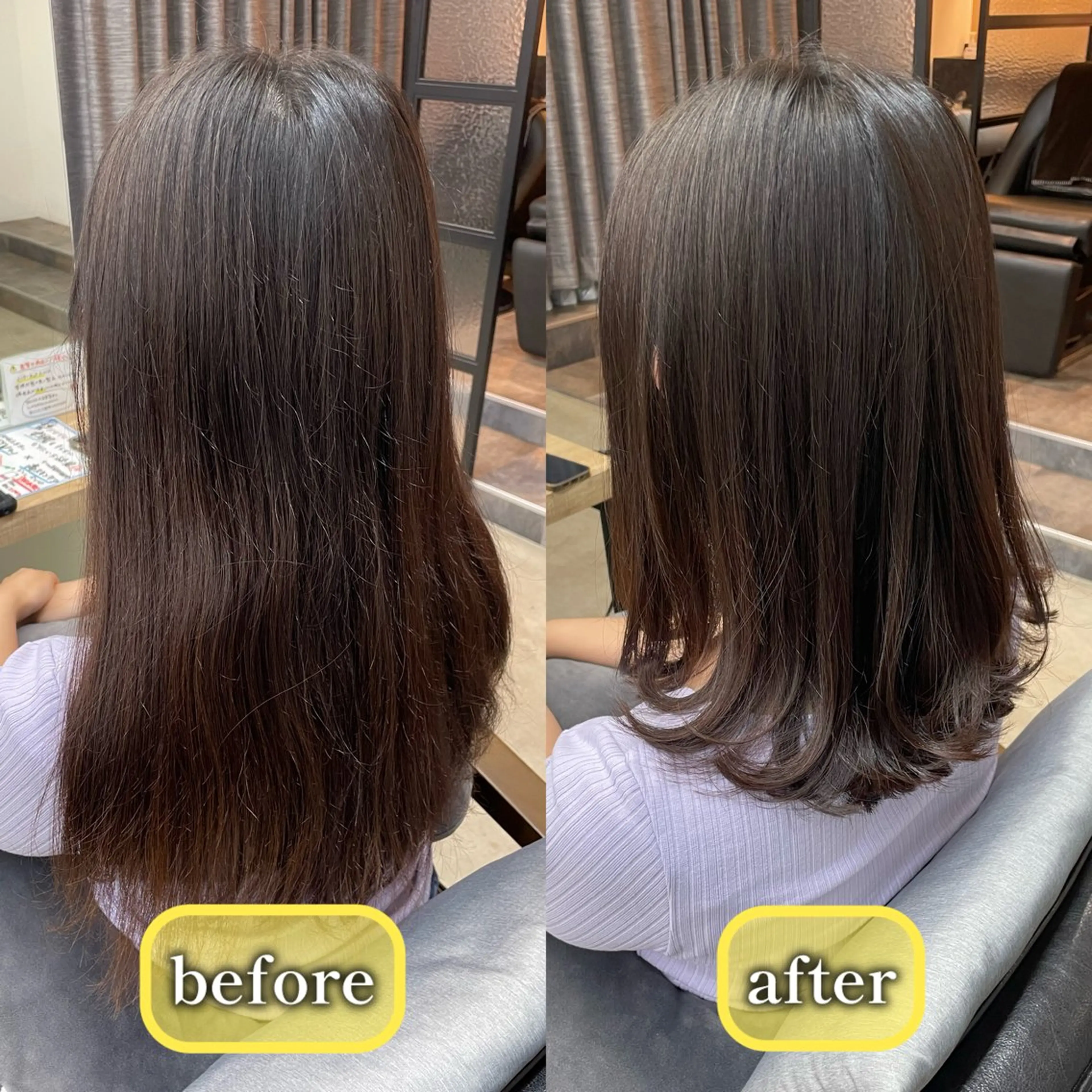 ミディアム 黒田 優衣のヘアスタイル