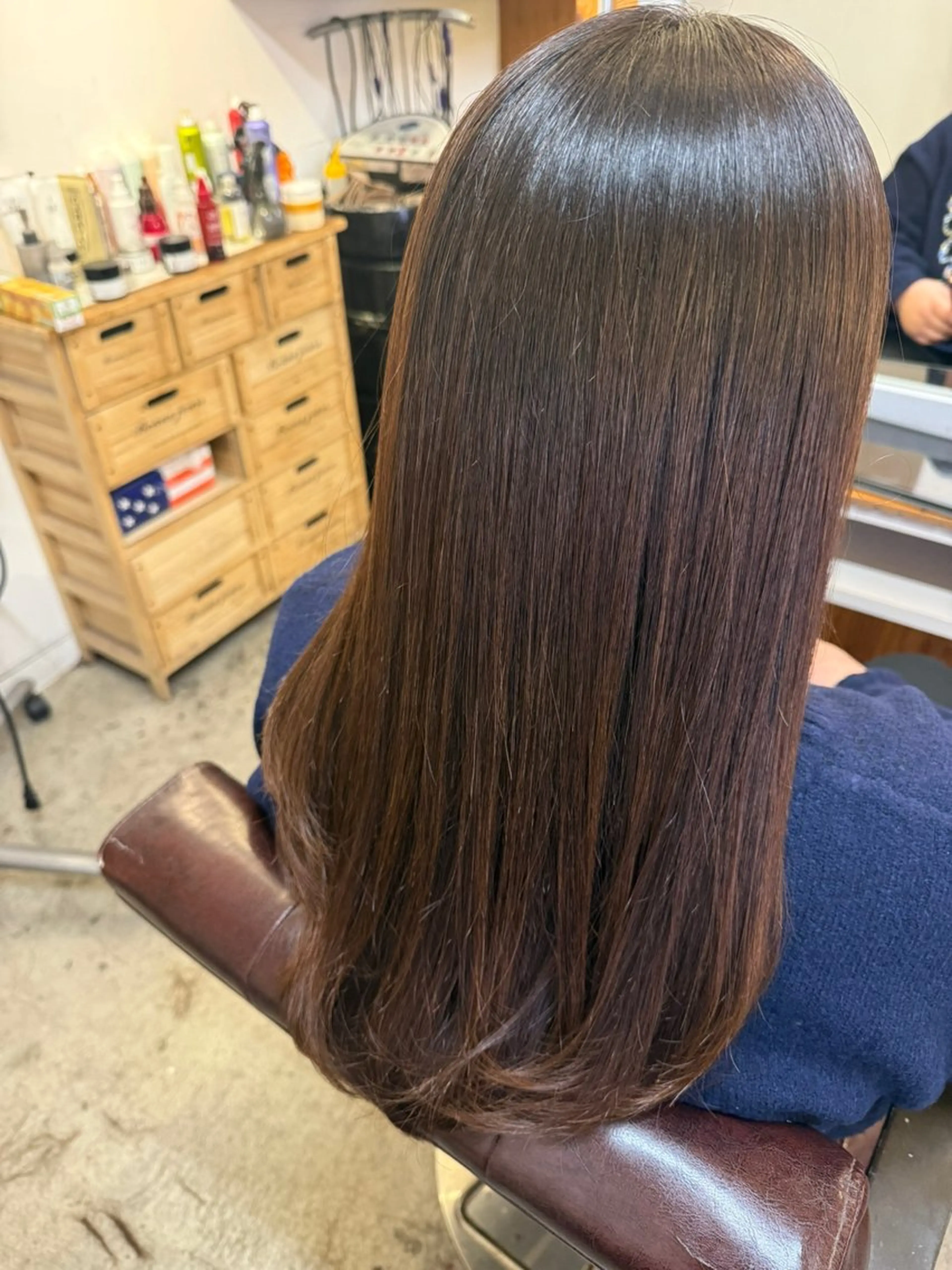 ロング カラー ヘアアレンジ ヘアカラー 青木 順のヘアスタイル