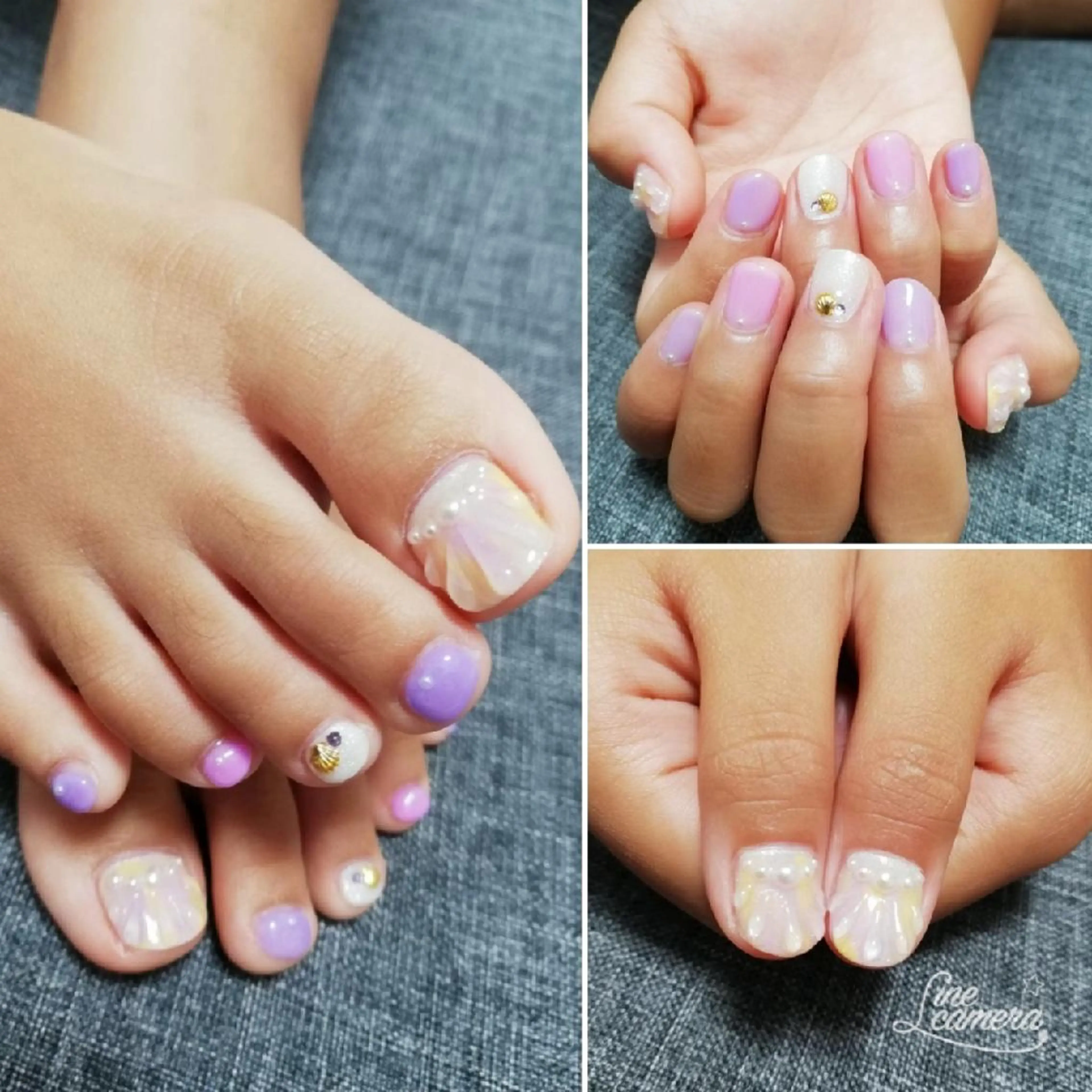 ネイル おそろいネイル ハンドネイル ネイルサロン エーネイルのネイルデザイン