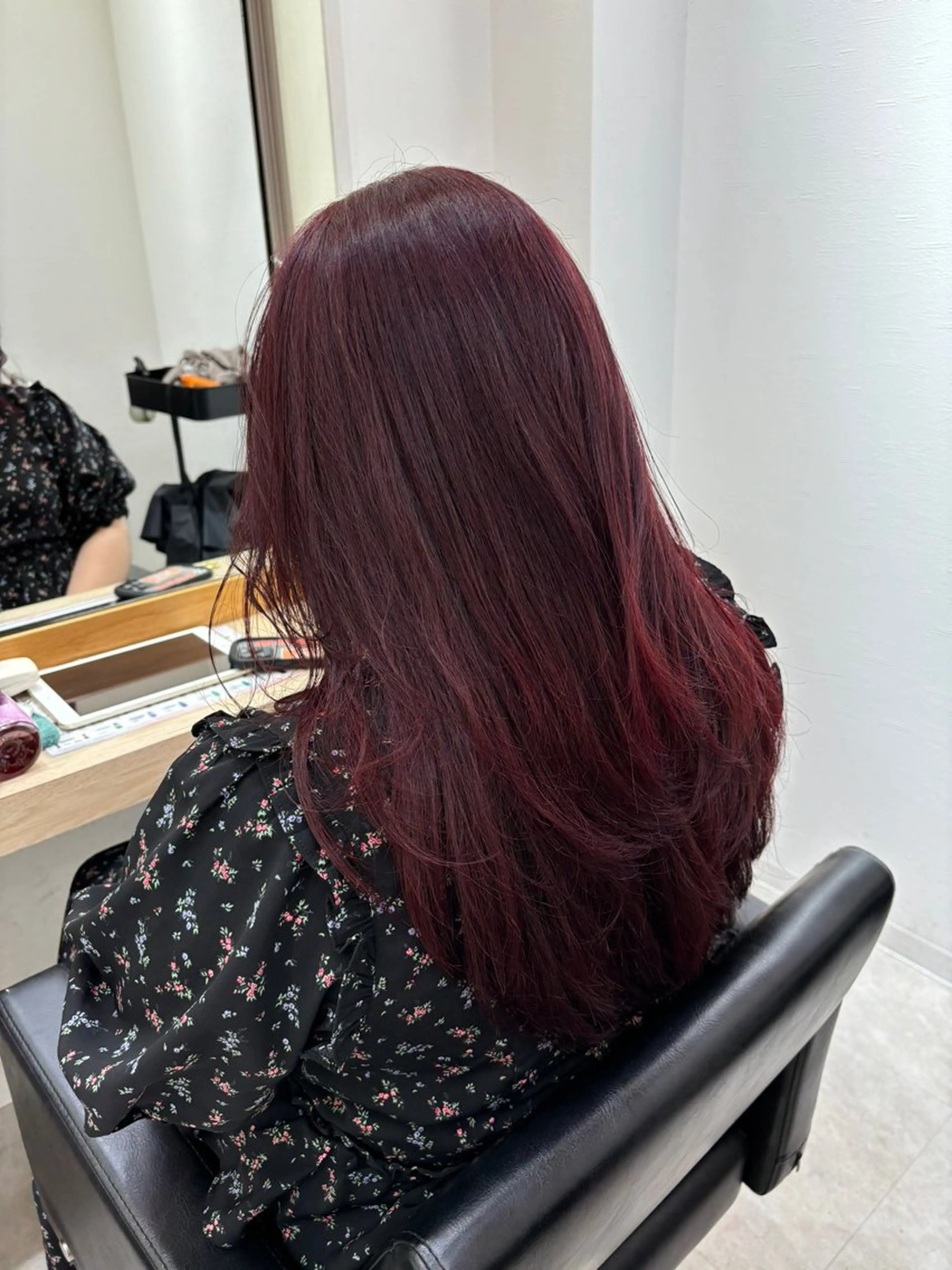 セミロング カラー ブリーチ ブリーチなしカラー 🍒透明感カラー NO.1/ララ🍒のヘアスタイル