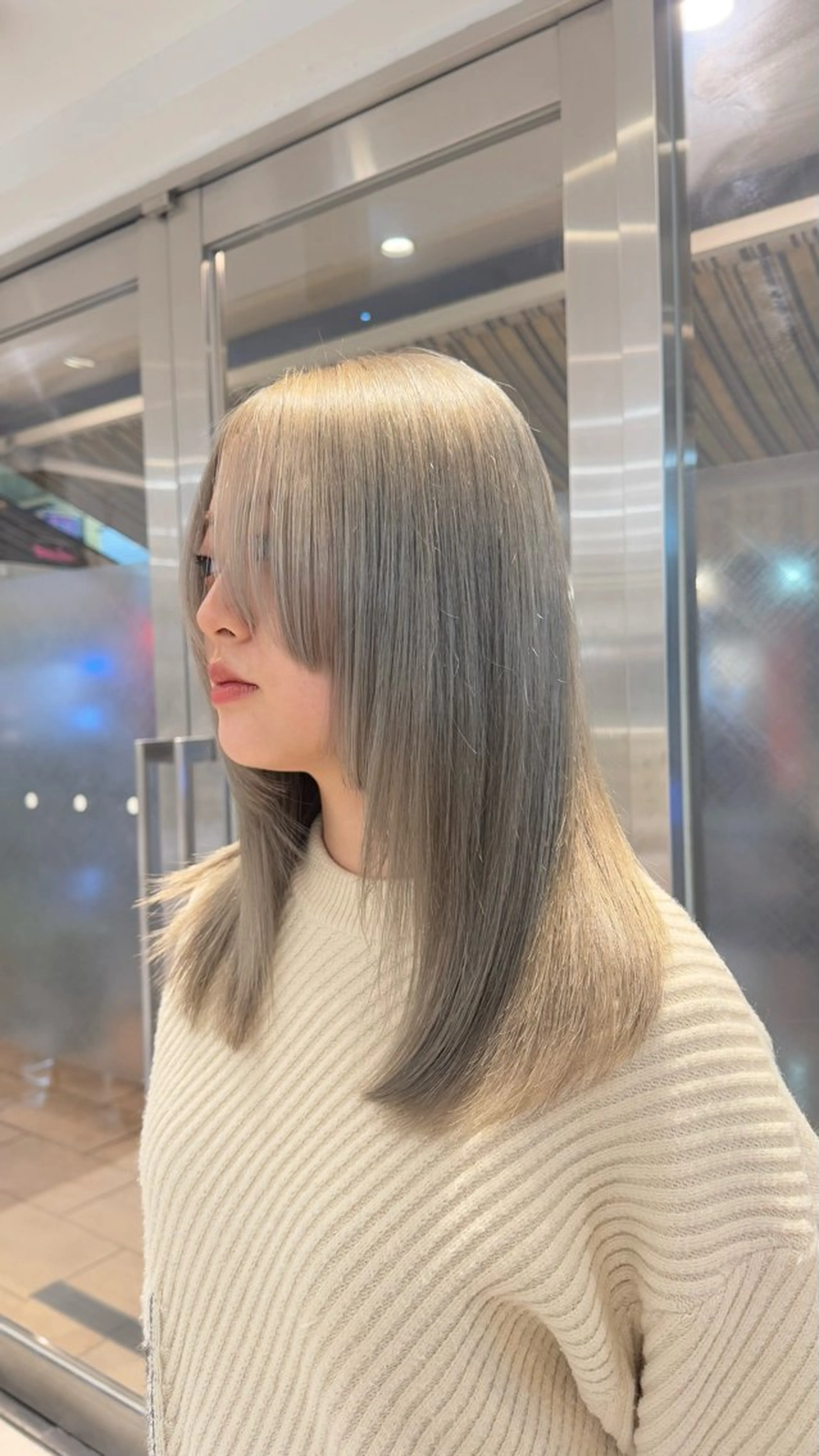 ロング ヘアカラー トリートメント ヘアセット 吉祥寺/koume/ カラー/レイヤーのヘアスタイル