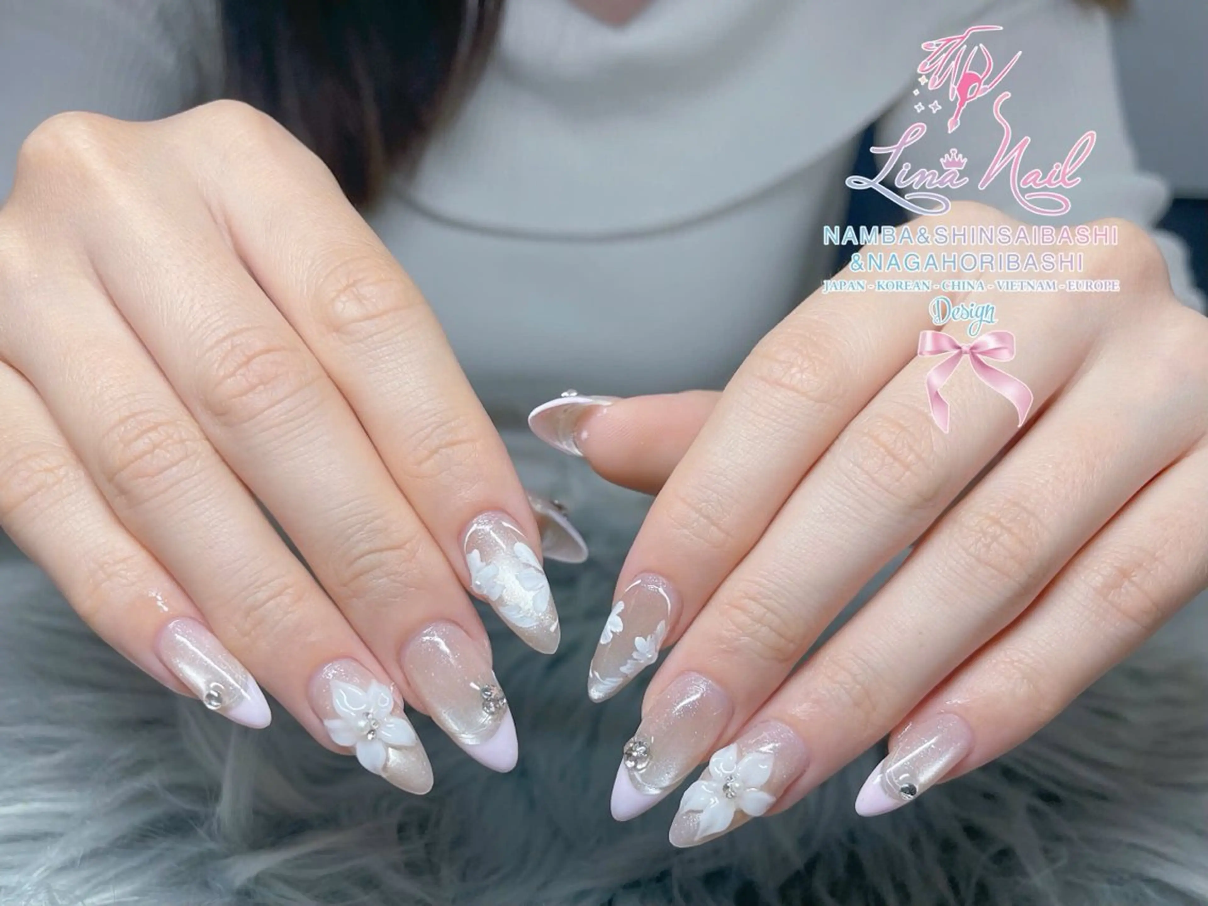 ネイル フットネイル ジェルネイル 持ち込み ネイルチップ ハンドネイル リナネイル 長堀橋店／東心斎橋店のネイルデザイン