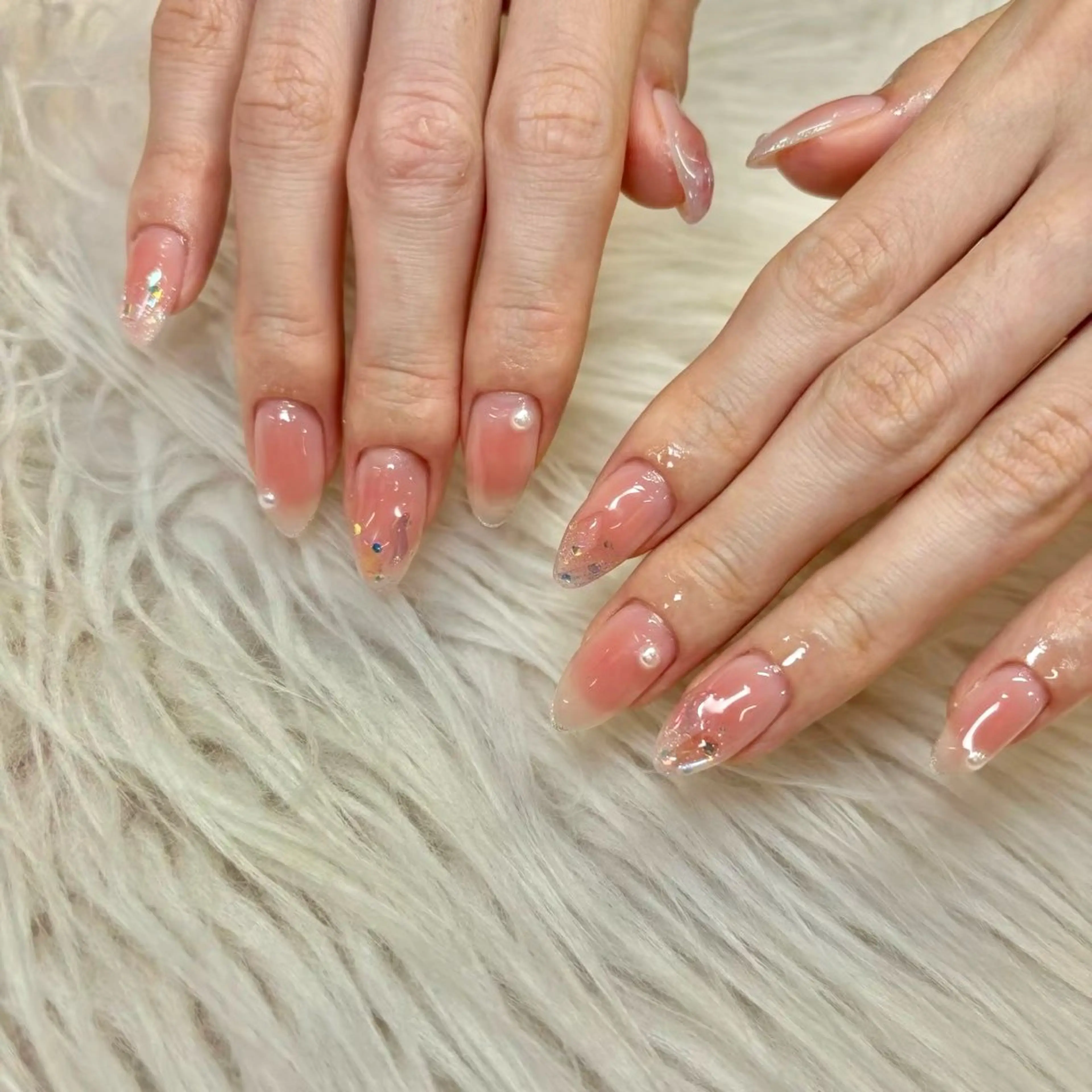 セミロング ハンドネイル mionail 八木のネイルデザイン