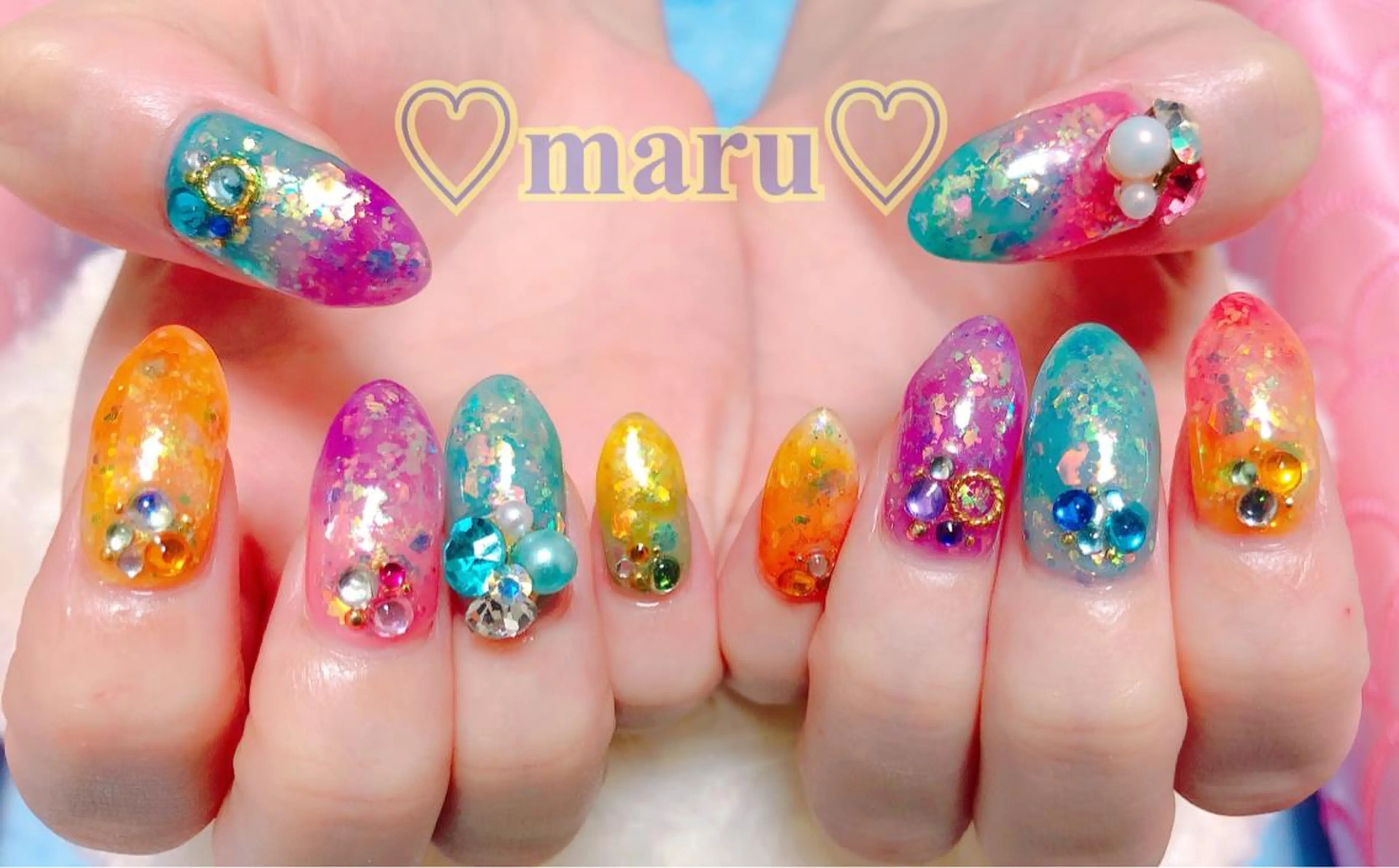 ネイル ハンドネイル フットネイル まるみ♡7/1〜値上 げ致します(>_<)のその他イメージ