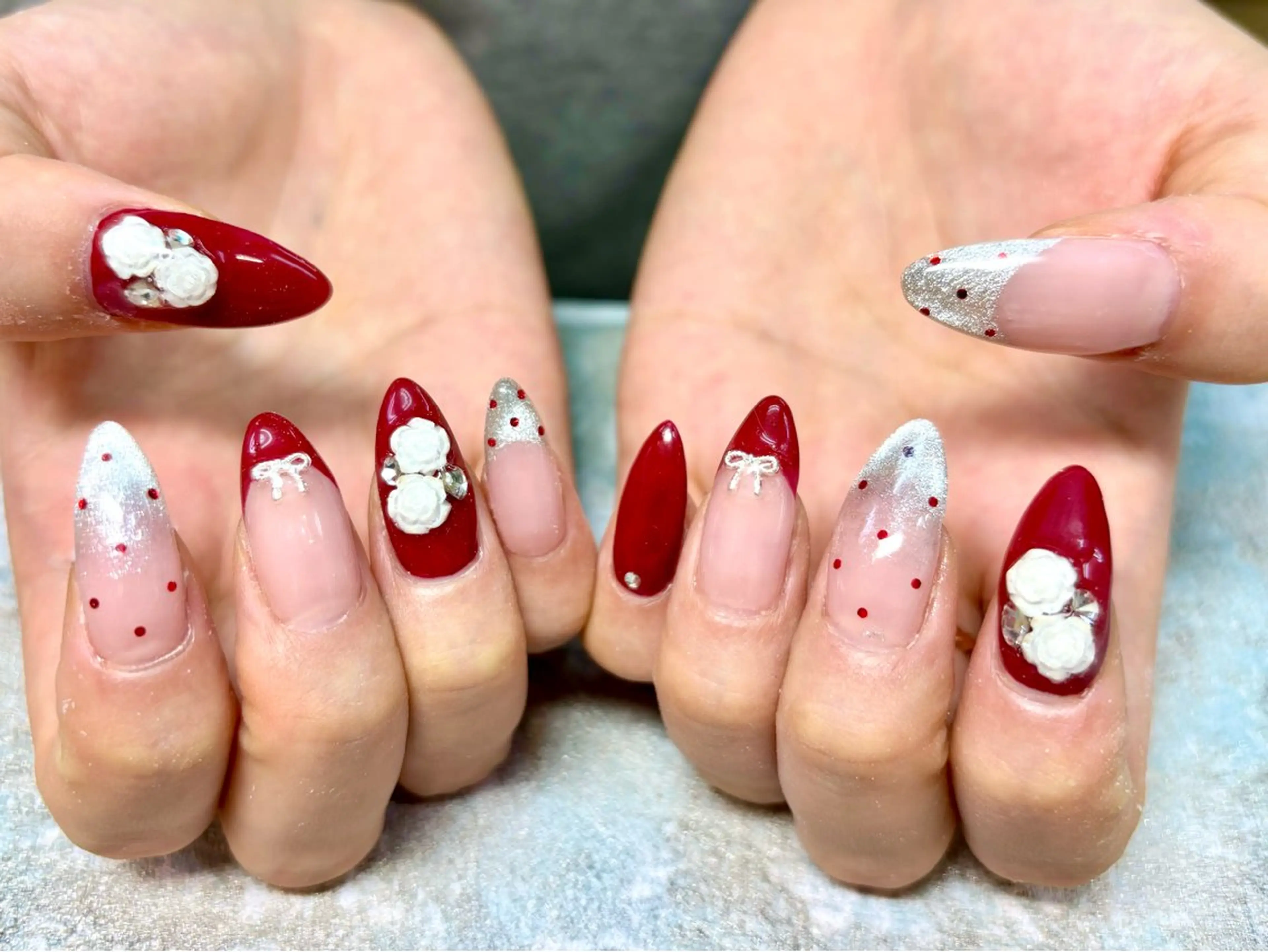 ネイル Queennail 北堀江megumiのネイルデザイン