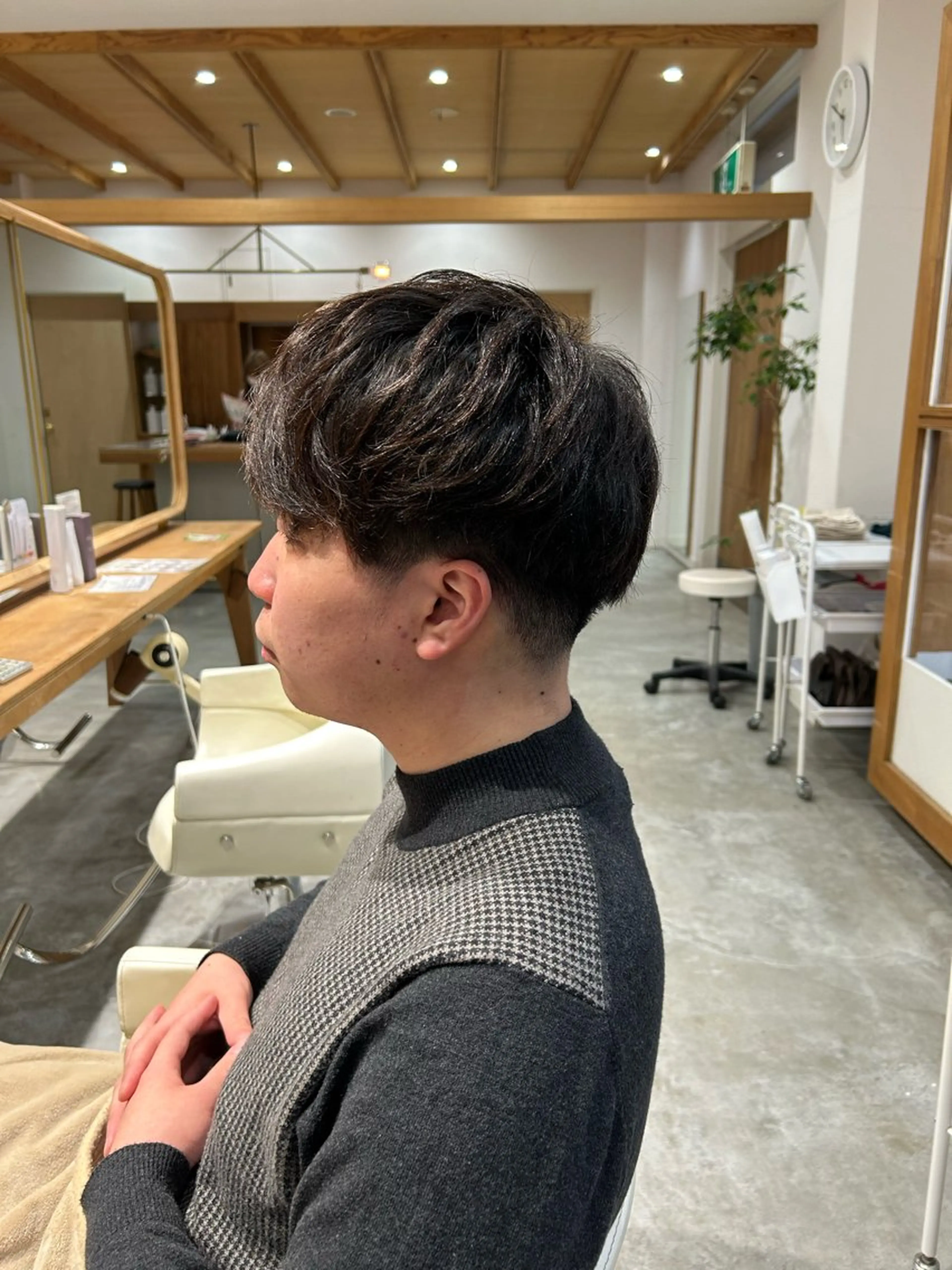 ショート メンズ マッシュ カット 佐藤 悠生 メンズパーマ.カットのヘアスタイル