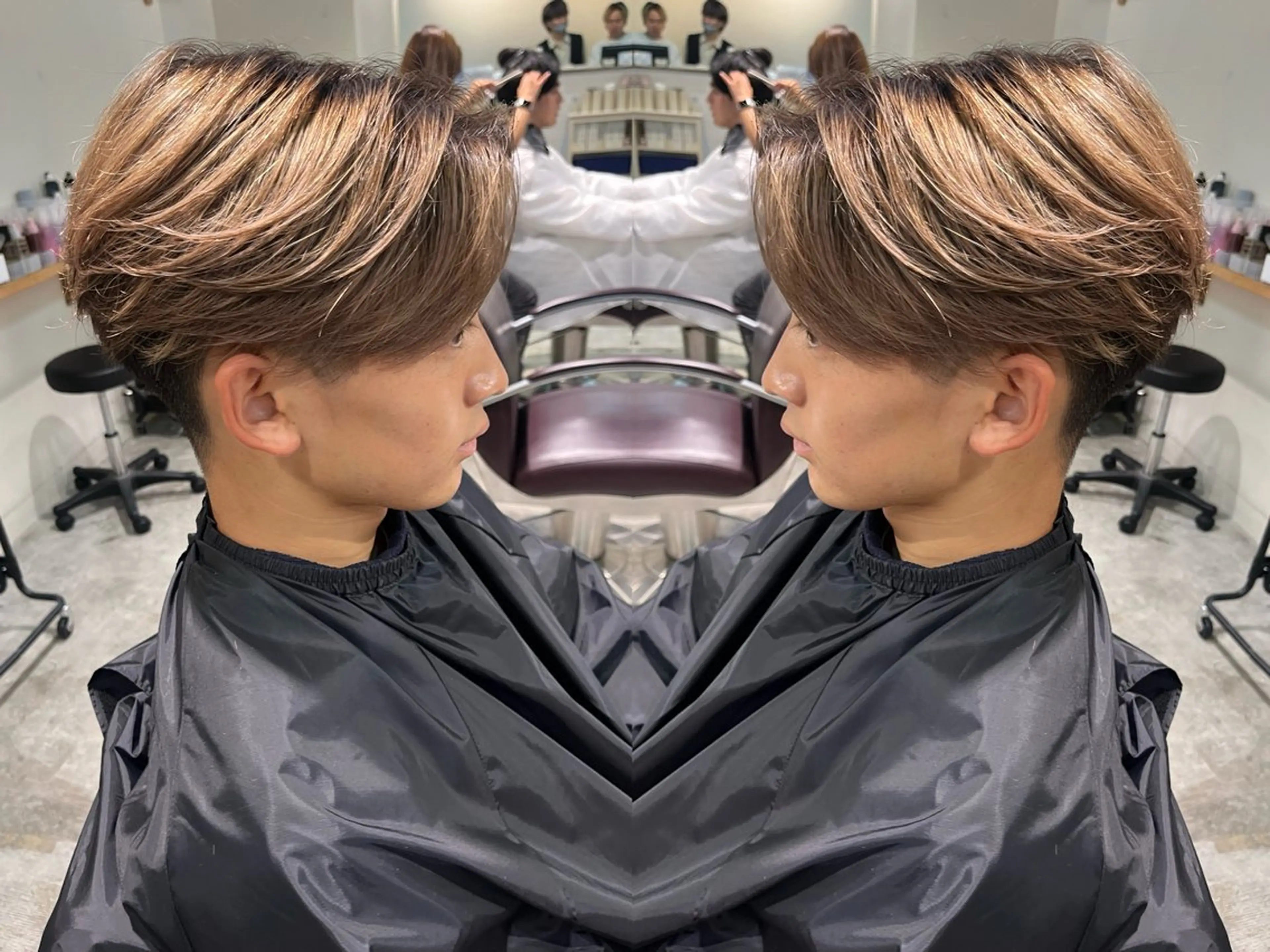 カラー メンズ 立川サラスト/ ku-ta🎟のヘアスタイル