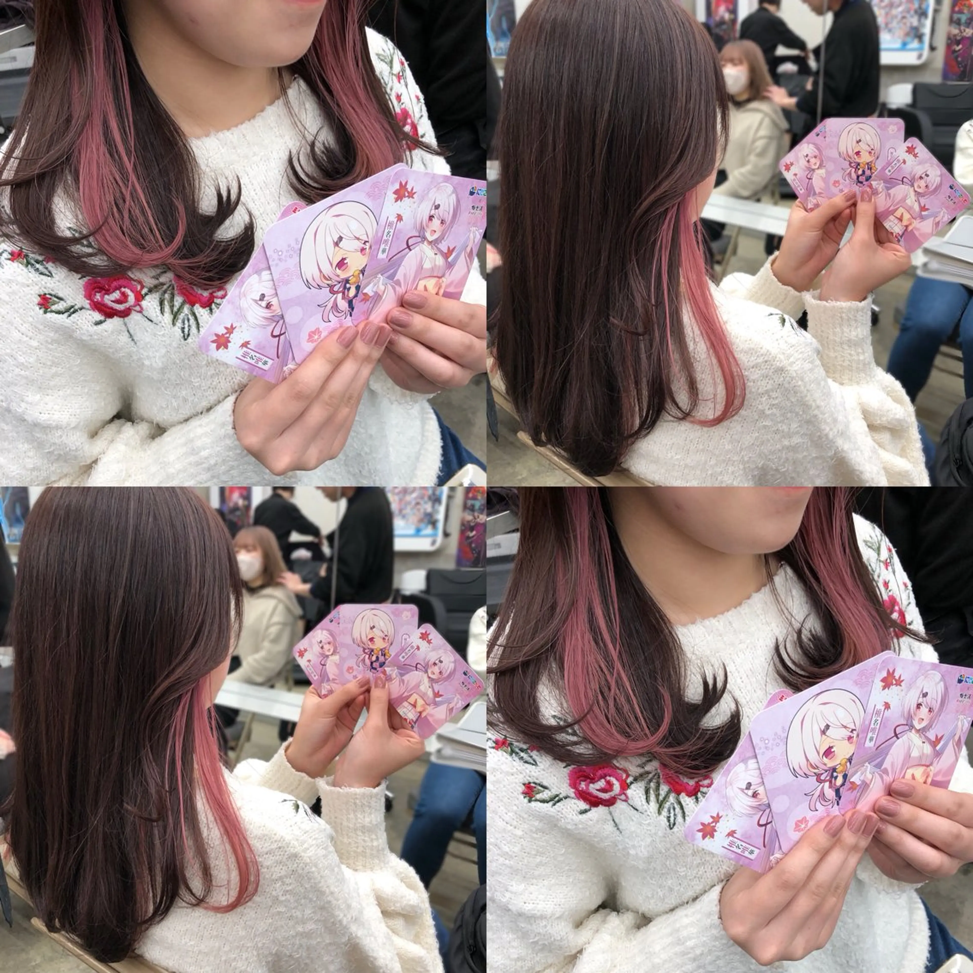 ミディアム カラー ヘアカラー 推しカラー✨ オタク美容師ユウカのヘアスタイル