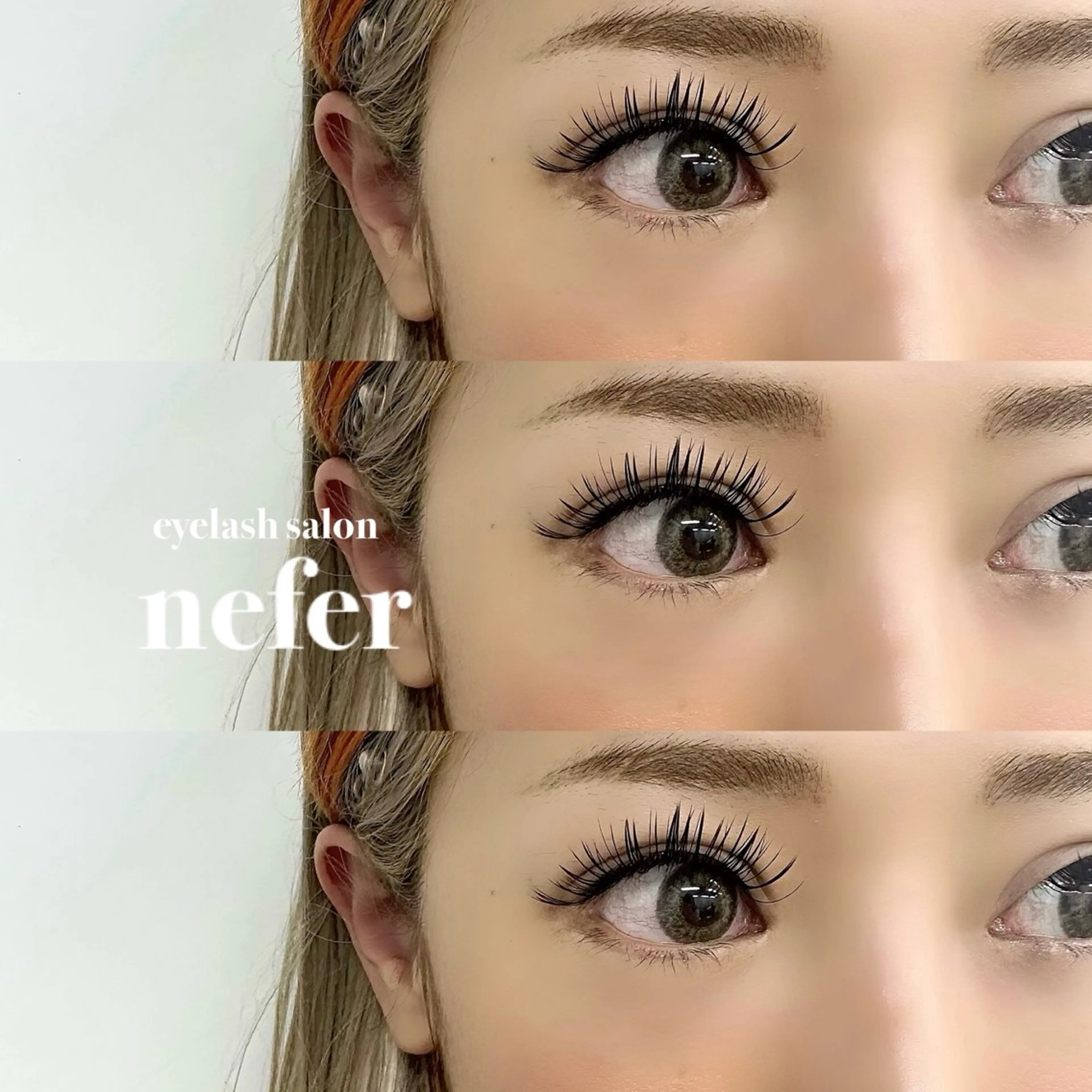 マツエク・マツパ nefer .のマツエク・マツパデザイン