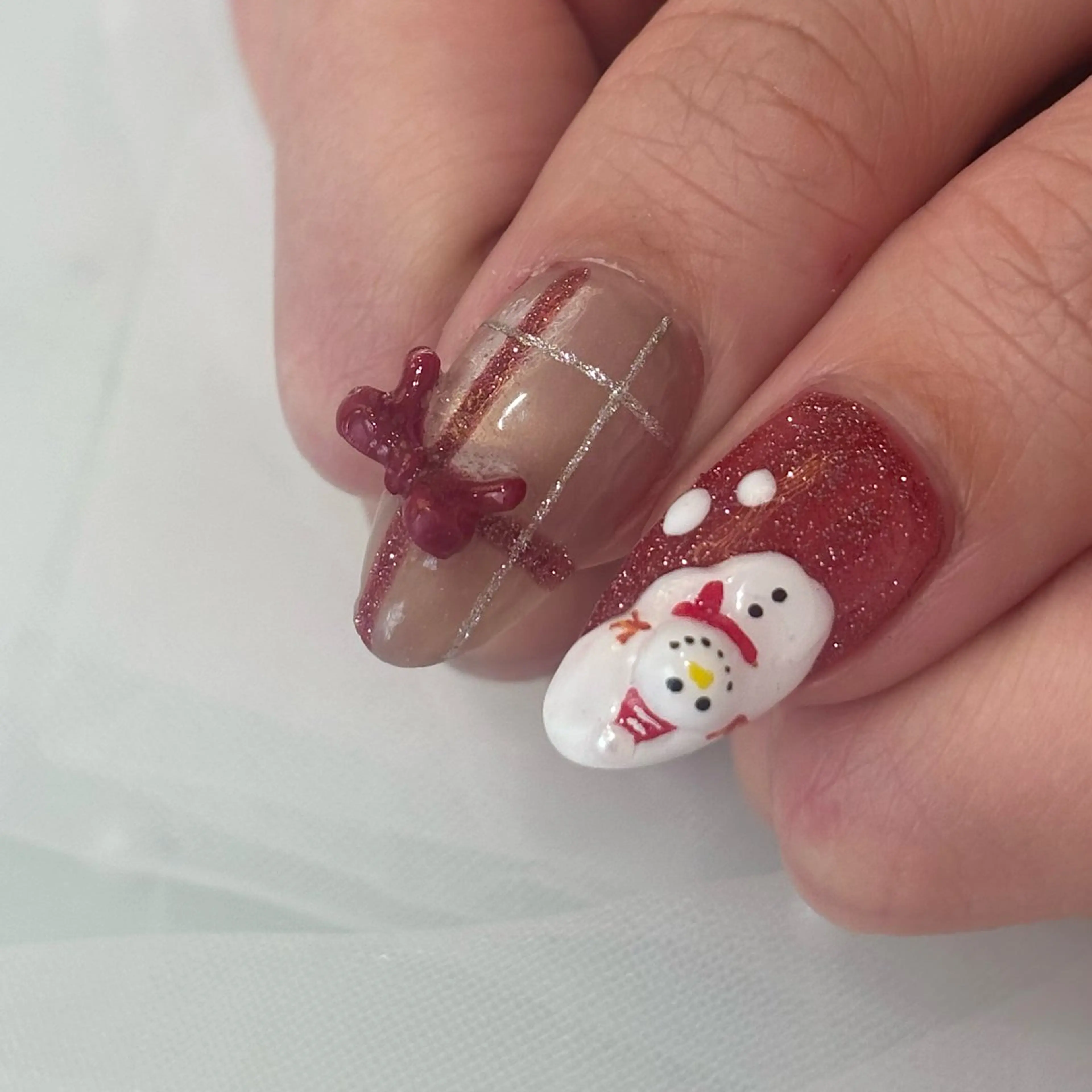 ネイル 冬ネイル クリスマス AKANE 🧴のネイルデザイン