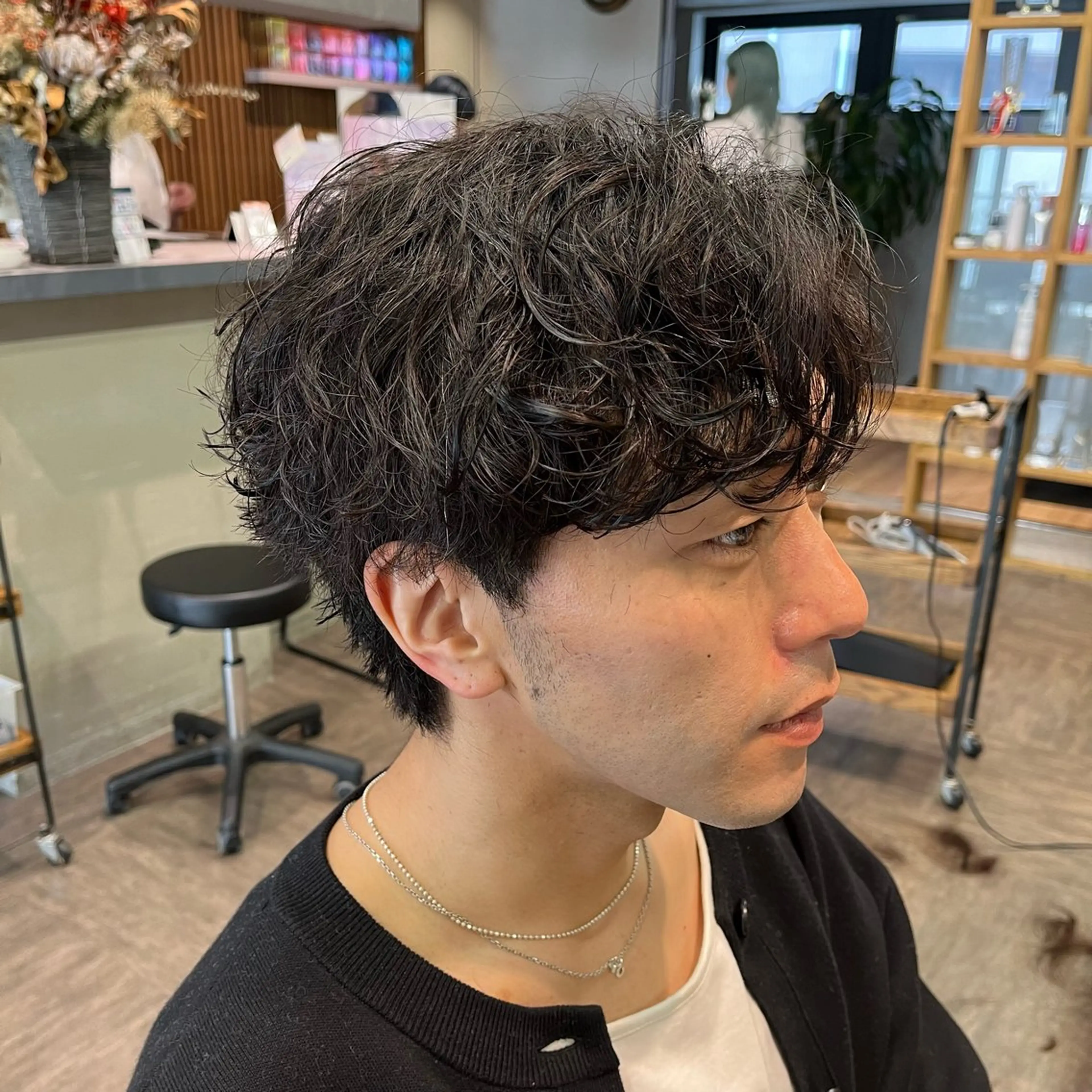 メンズ メンズカット パーマ飯野友喜のヘアスタイル