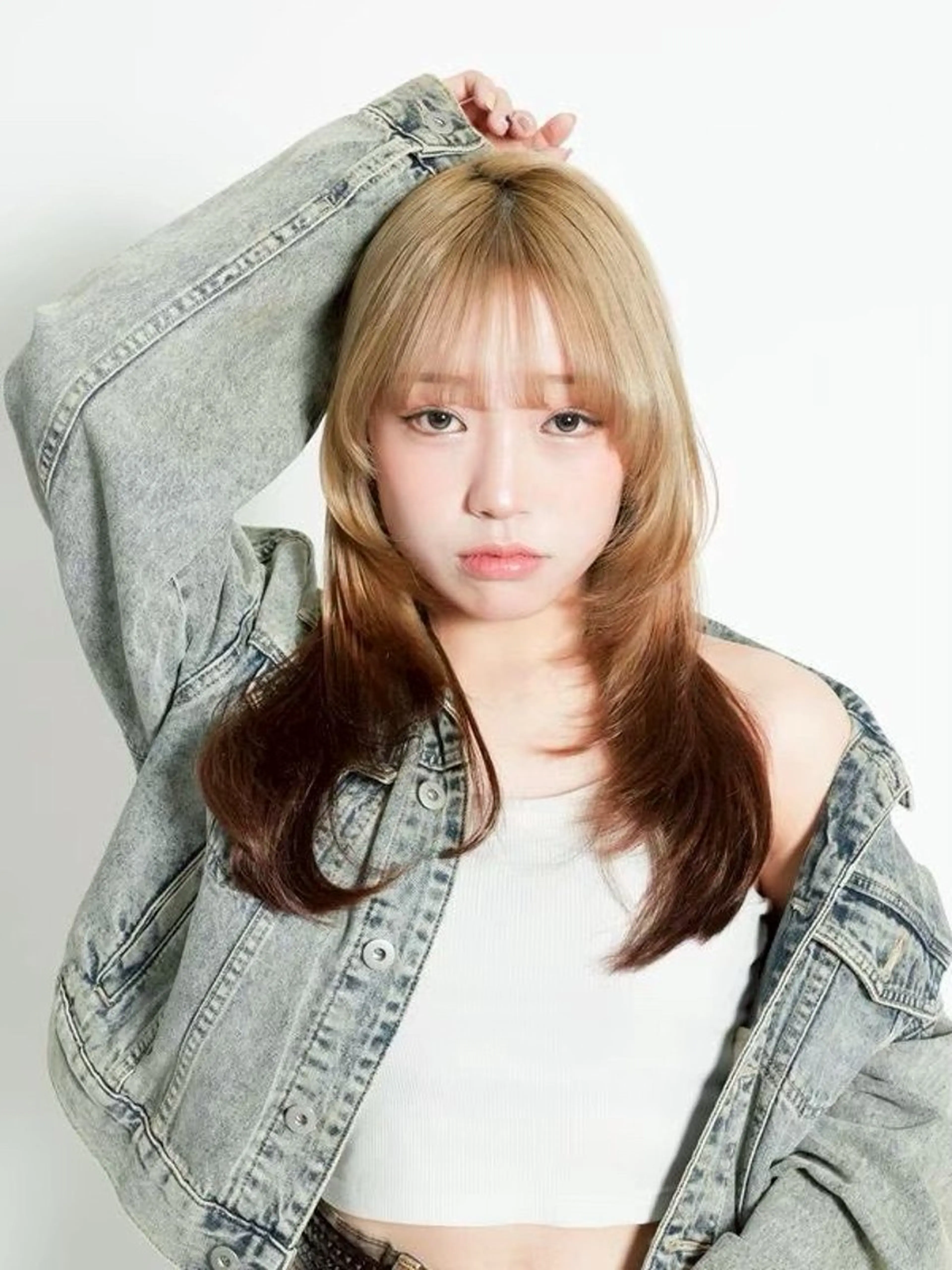 ロング カラー 🫧カラーモデル募集 純菜🫧のヘアスタイル