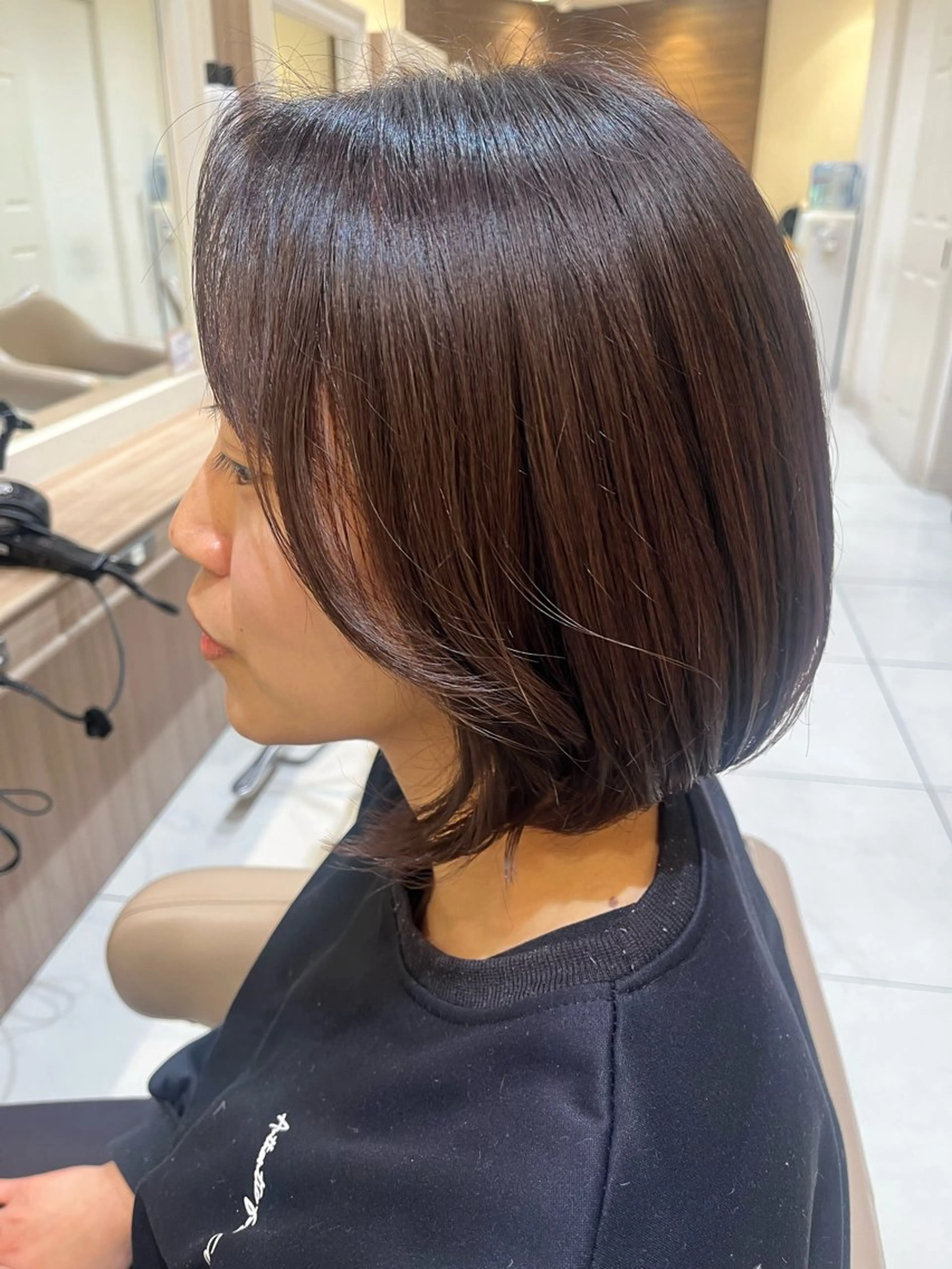 カラー ヘアカラー 縮毛モデル様募集中 田中ゆらのヘアスタイル