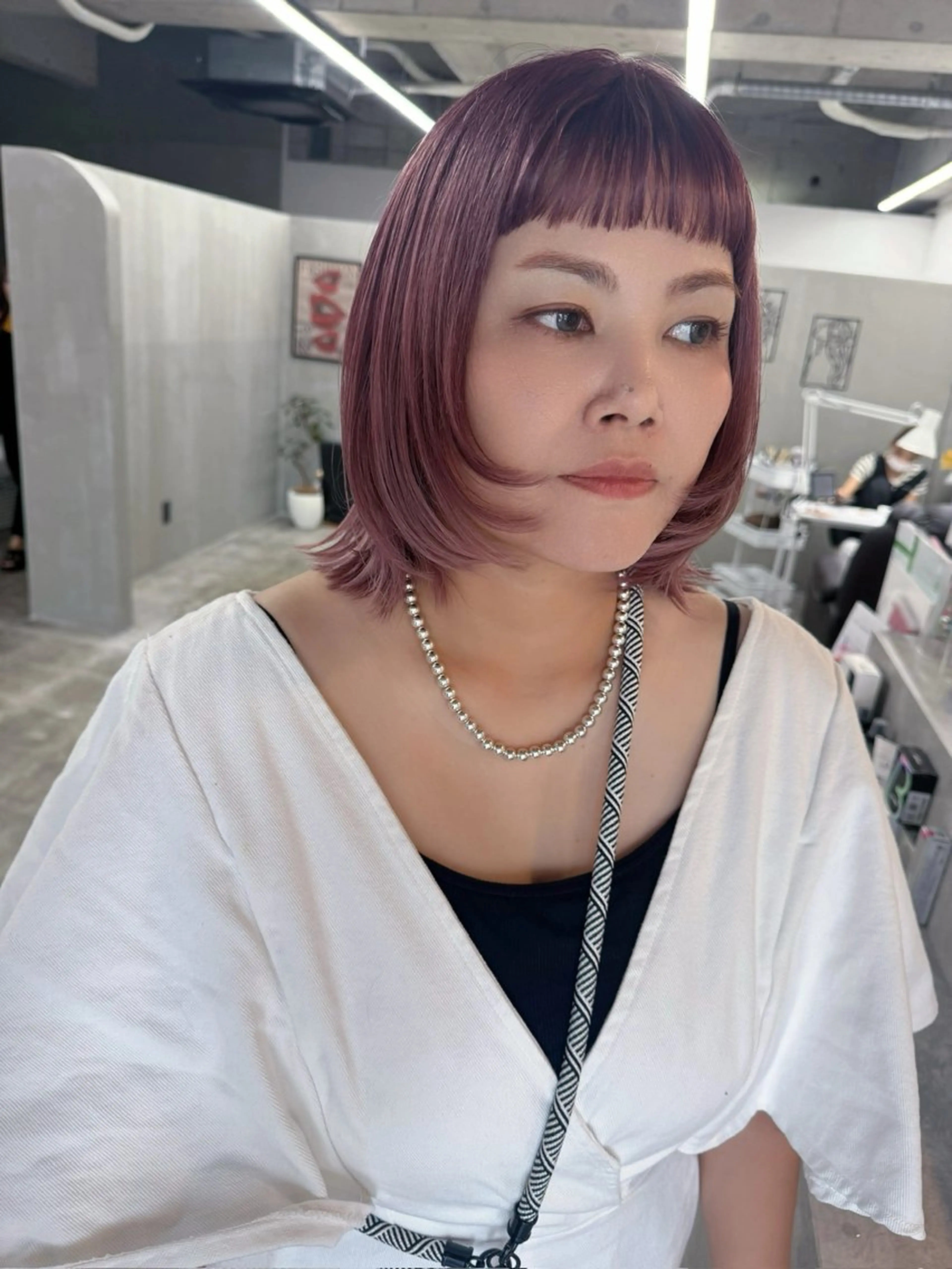 ミディアム miloc🫧 MOMOYOのヘアスタイル