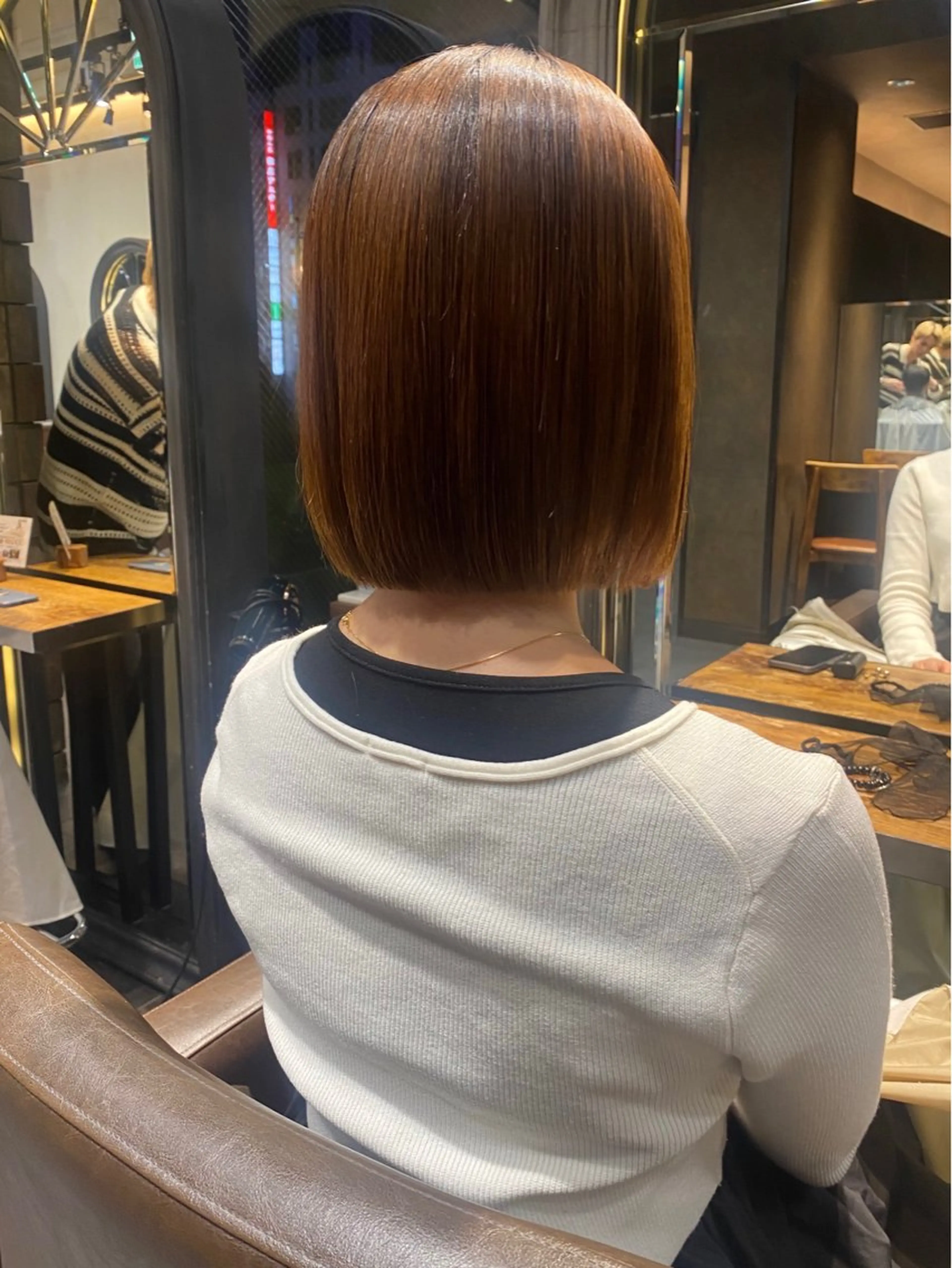 ミディアム ボブ カット トリートメント 銀座/MINX 宇都 愛梨/似合わせカットのヘアスタイル