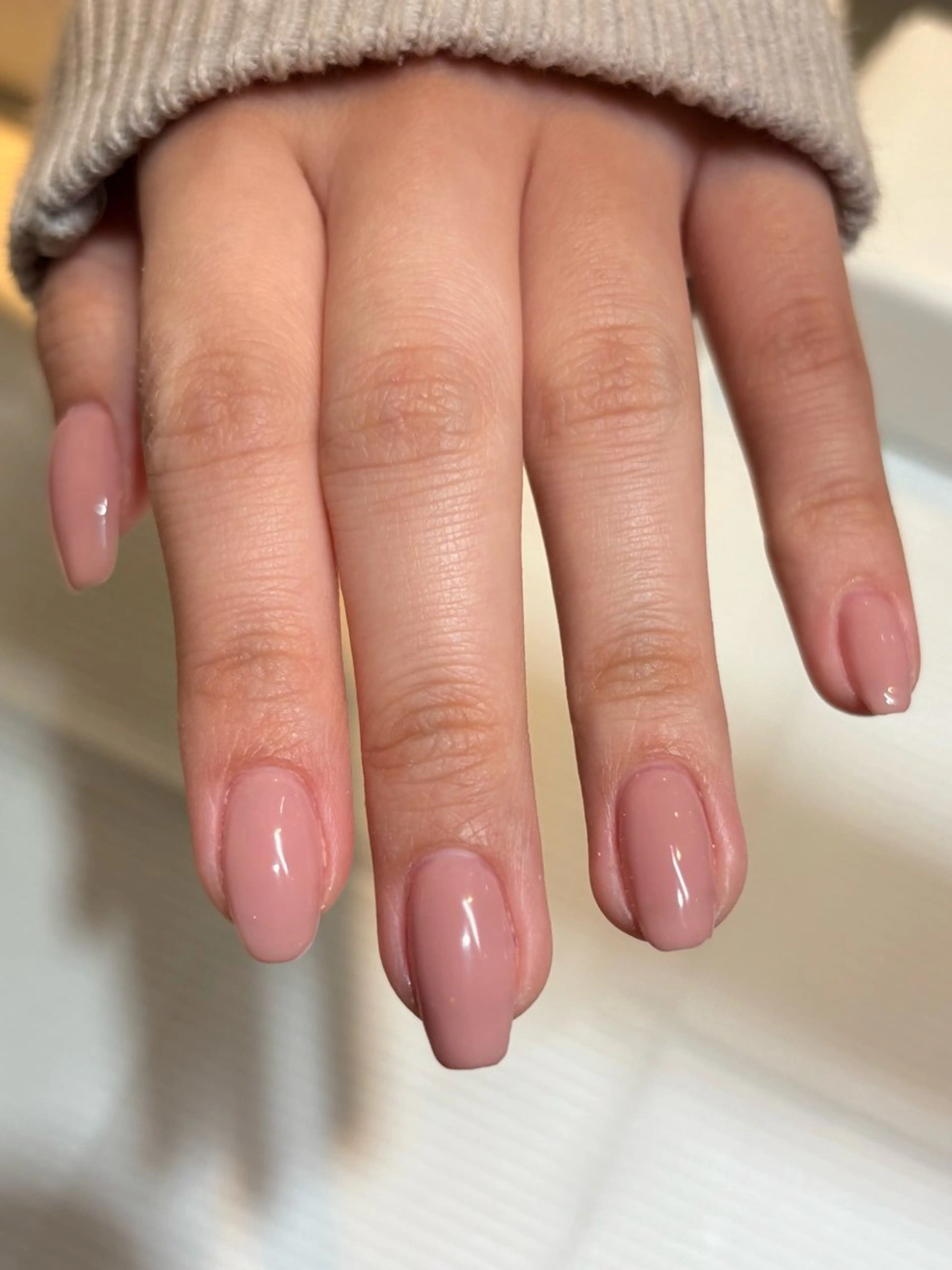 ネイル ワンカラーネイル misaki ︎.♡*.のネイルデザイン