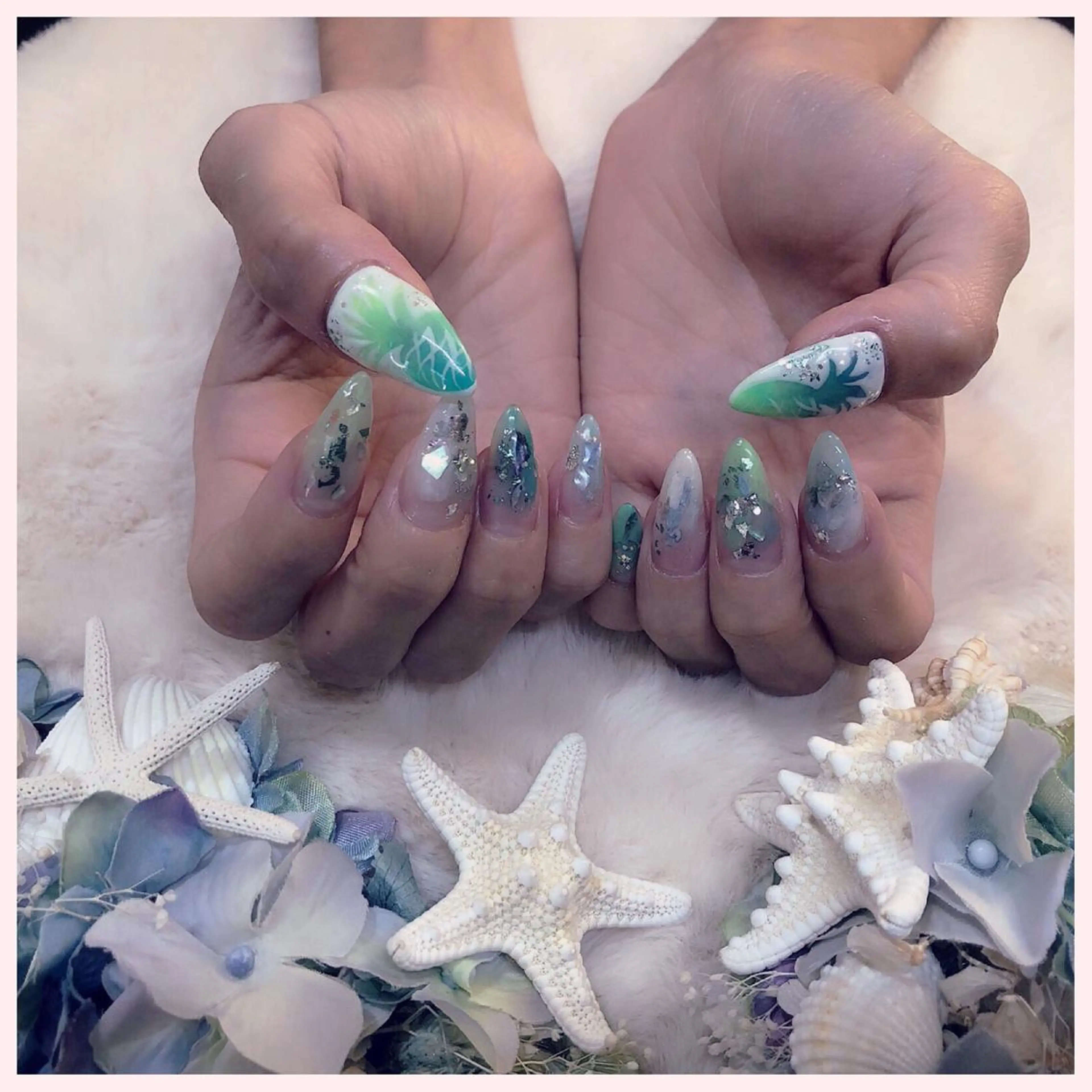 ネイル 持ち込み ニュアンスネイル その他(ネイル) YAS 青柳 安代のネイルデザイン