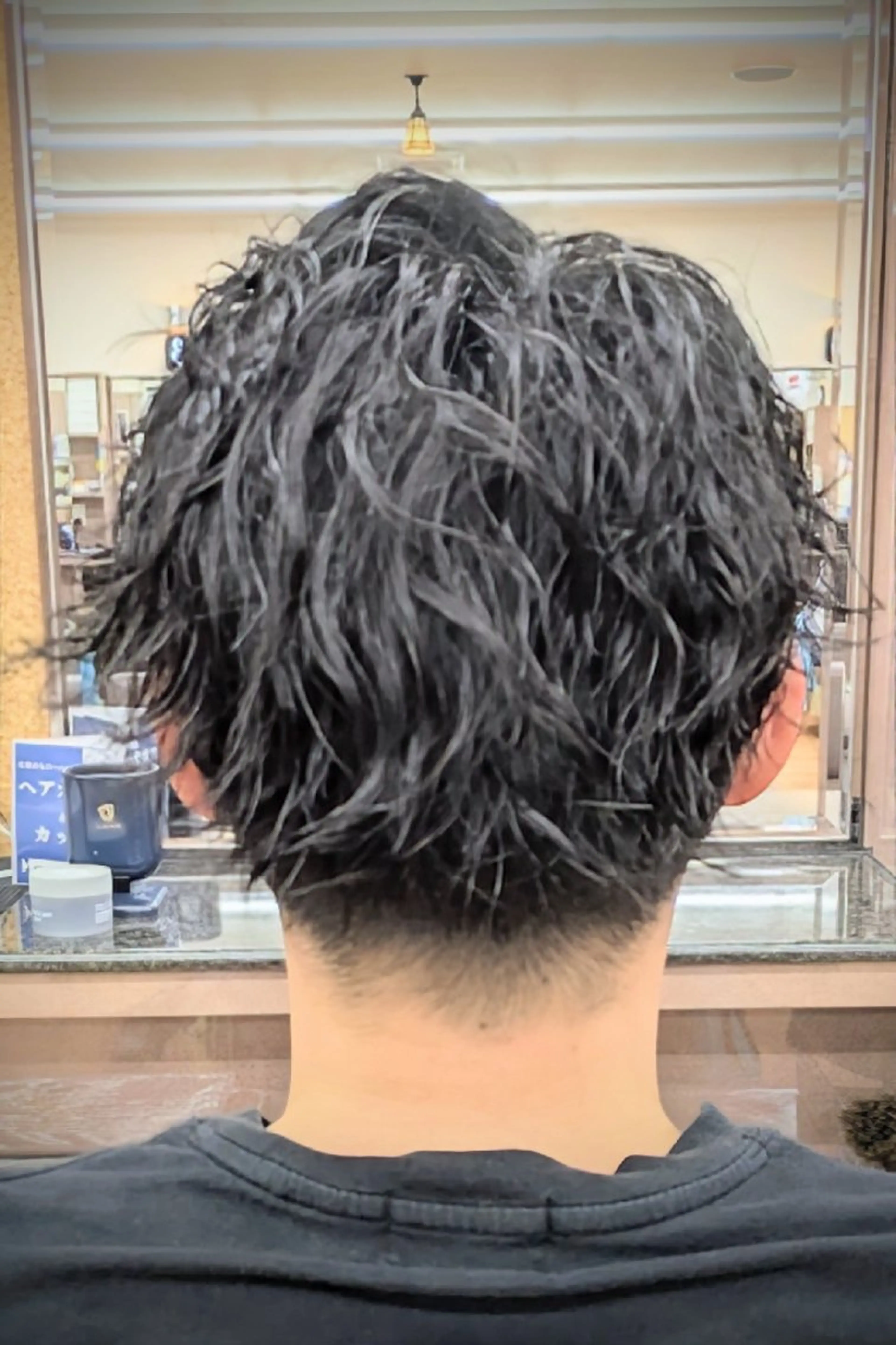 パーマ ミディアム 理容プラージュ燕三条 福井のヘアスタイル