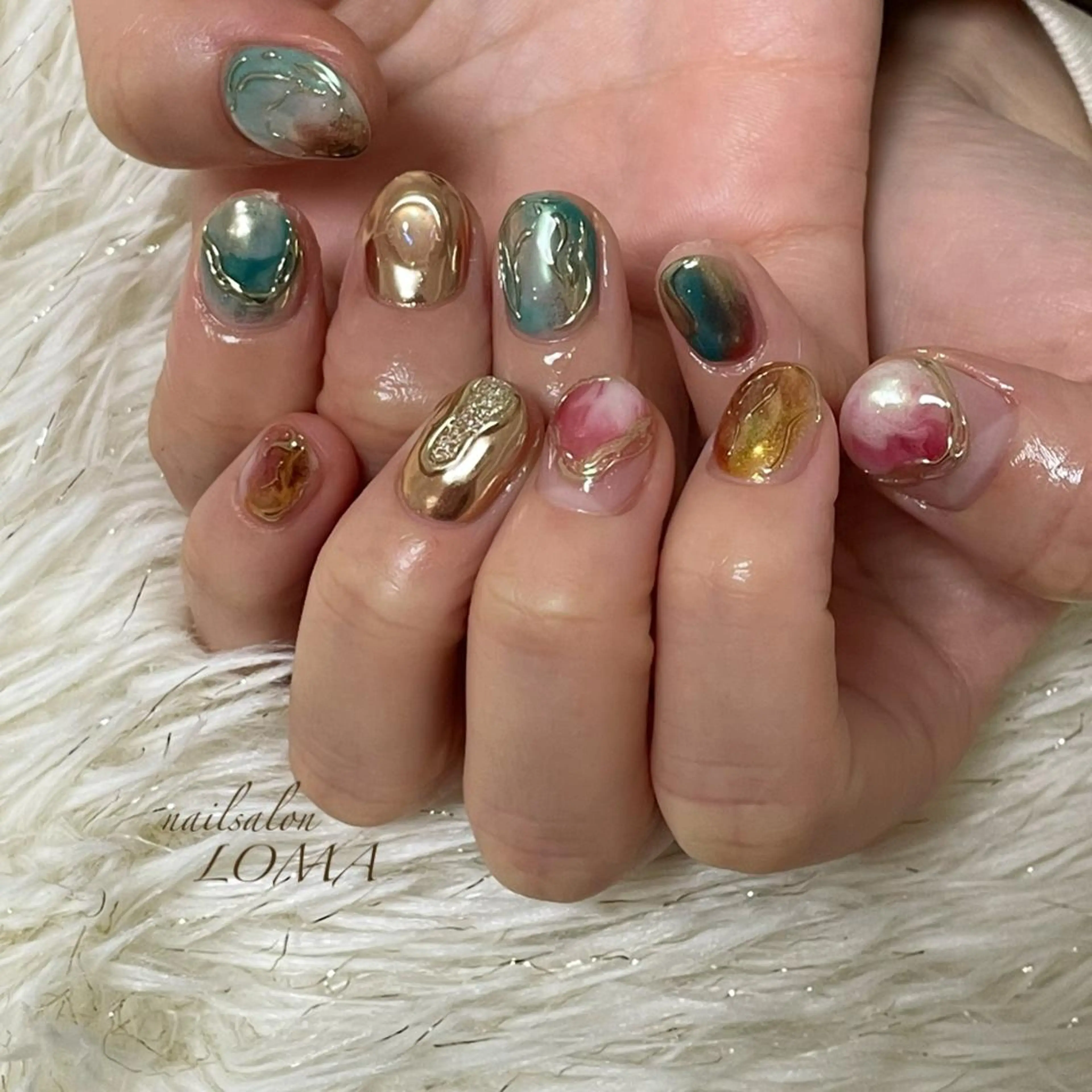 ネイル ハンドネイル ハンドケア m-nail所属・m-nail 🌙minamiのネイルデザイン