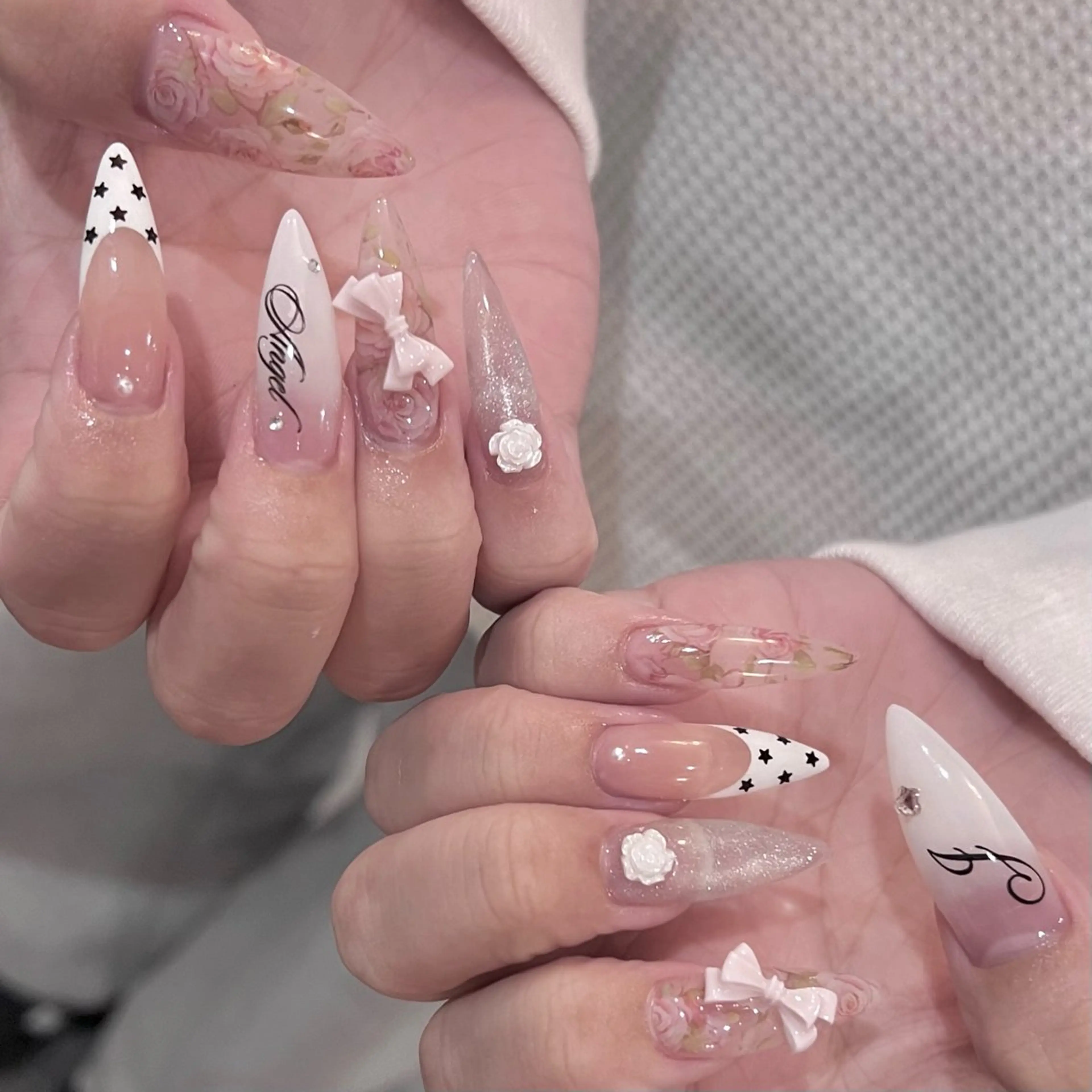 ネイル tanaka 🩰cuore布施のネイルデザイン