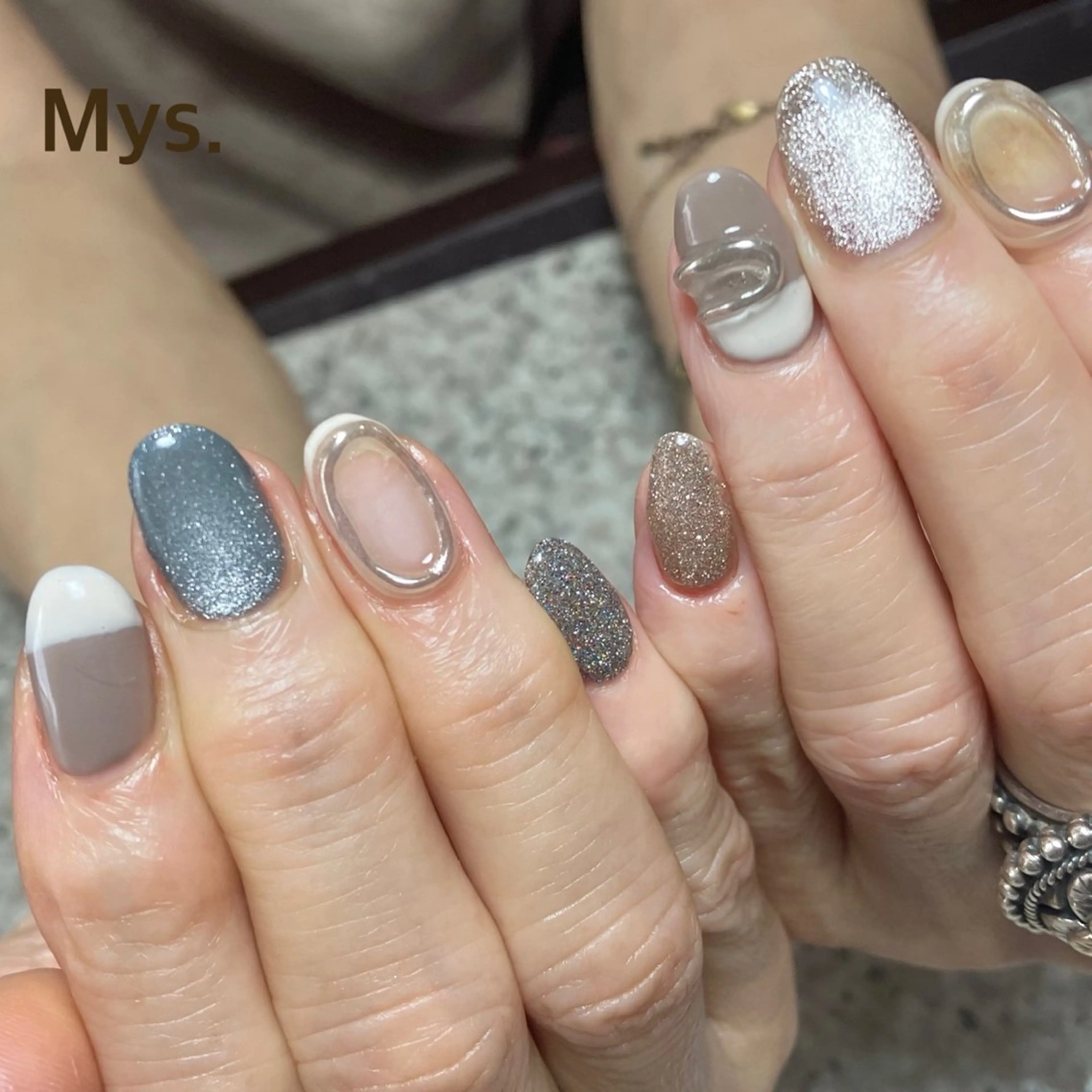 ネイル ハンドネイル Mys. 三上紗紀のネイルデザイン