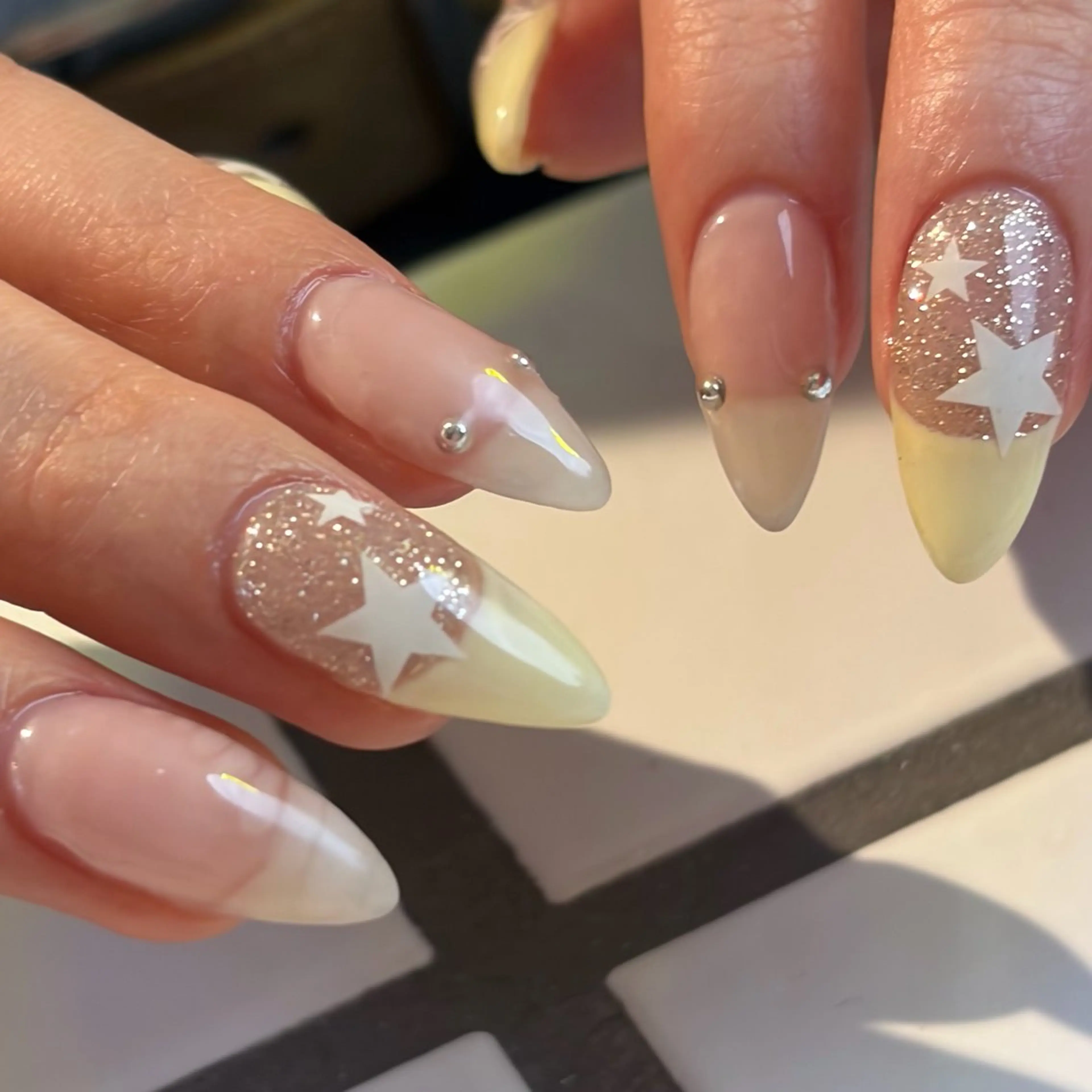 ネイル ハンドネイル ももJr.JELLO 🍑表参道NAILのネイルデザイン