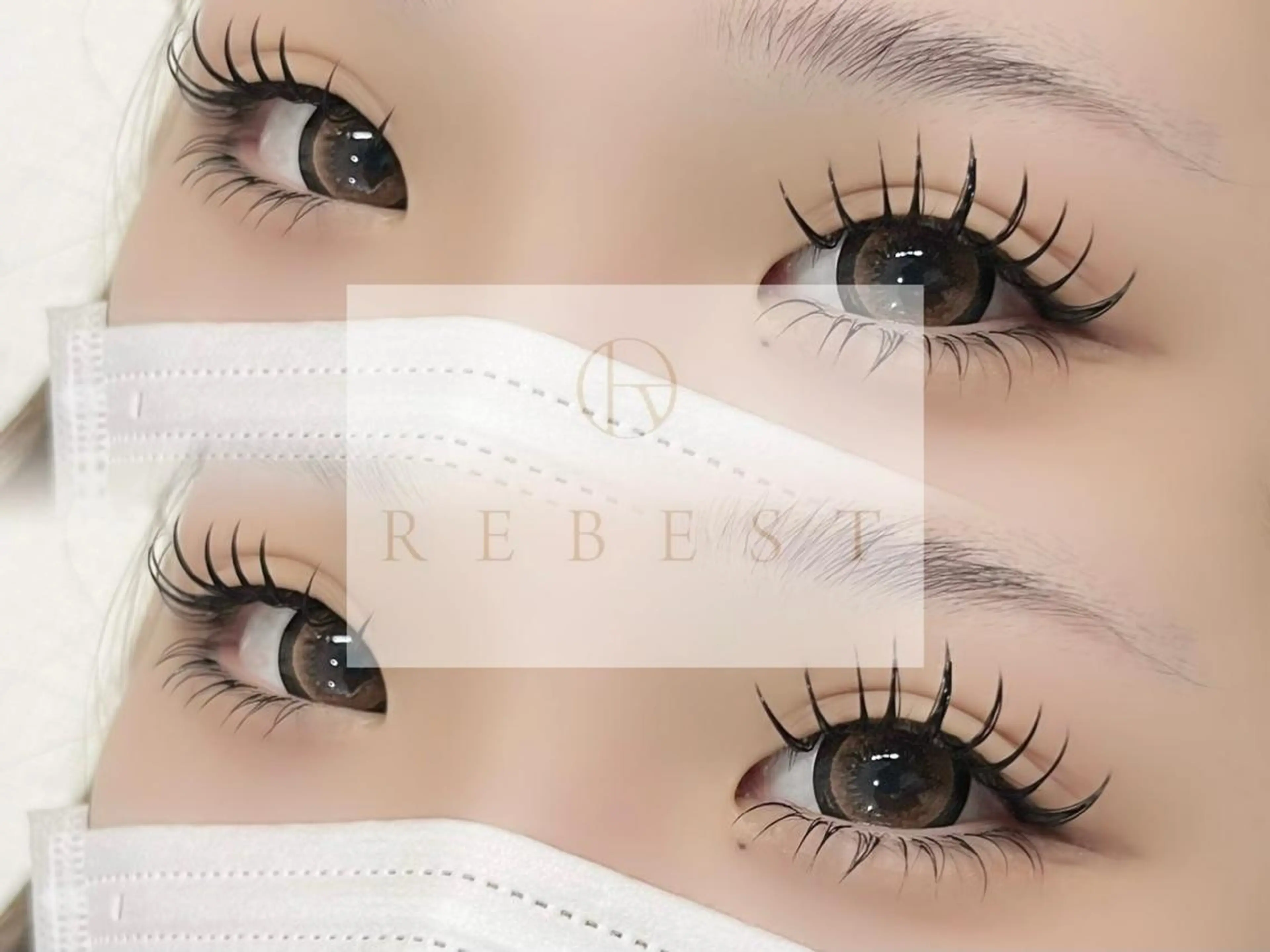 マツエク・マツパ マツエク ＲＥＢＥＳＴ ｅｙｅｌａｓｈのマツエク・マツパデザイン