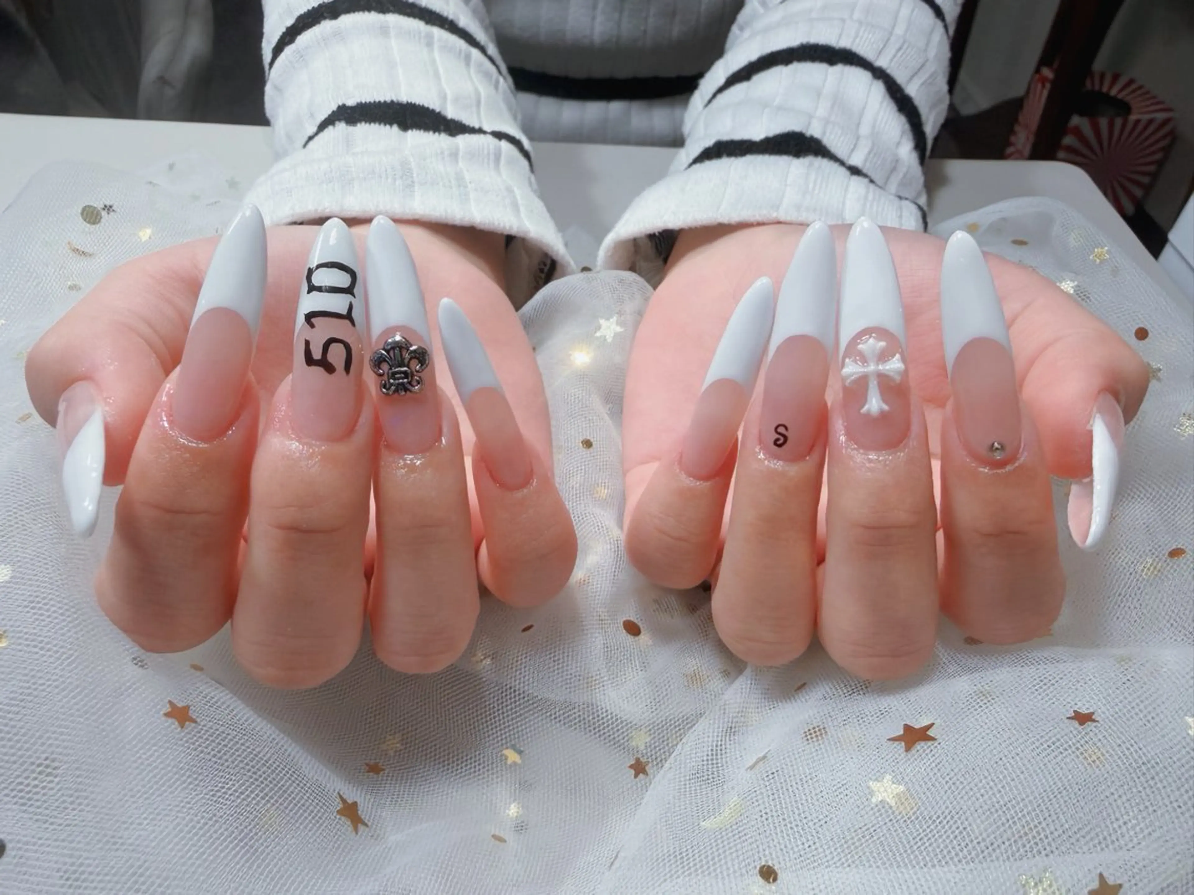 ネイル 長さ出し 持ち込み ネイルチップ U.MI Nail Salonのネイルデザイン