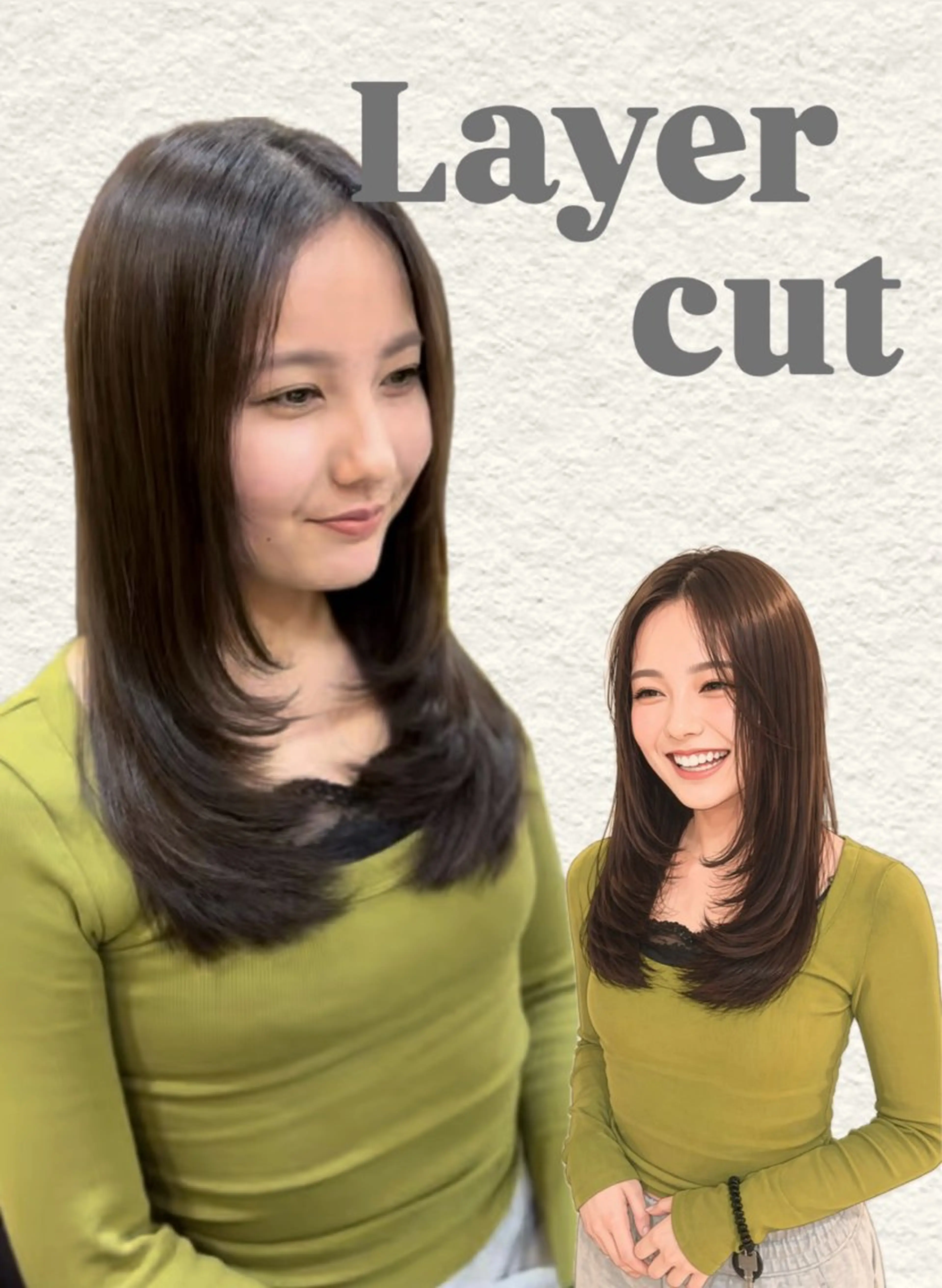 ロング パーマ カット 縮毛矯正 🤎韓国ヘア ベージュ まゆか🤎のヘアスタイル