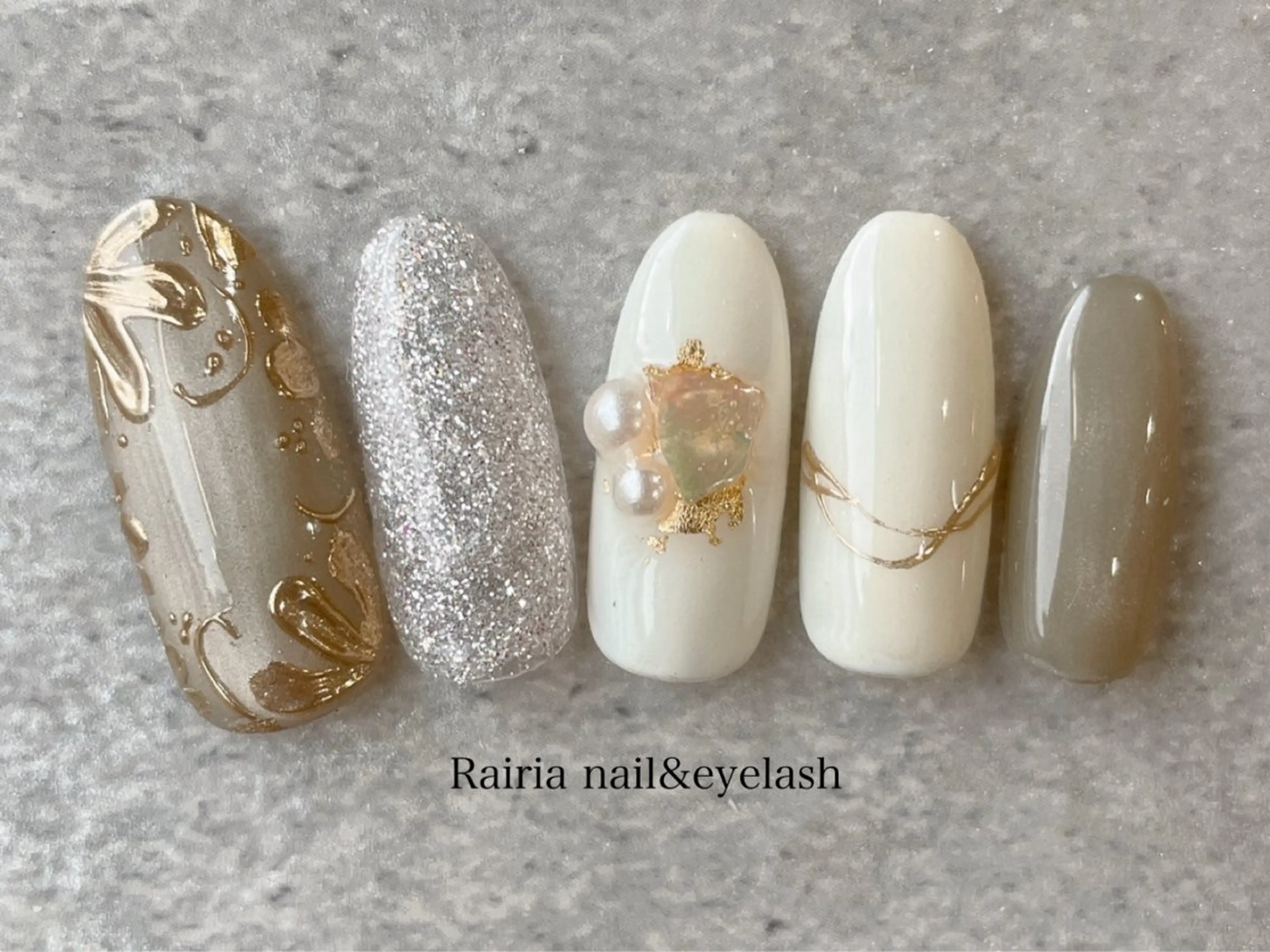 ネイル ハンドネイル Rairia nail&eyelash 小岩店所属・Rairianail MIYUのネイルデザイン