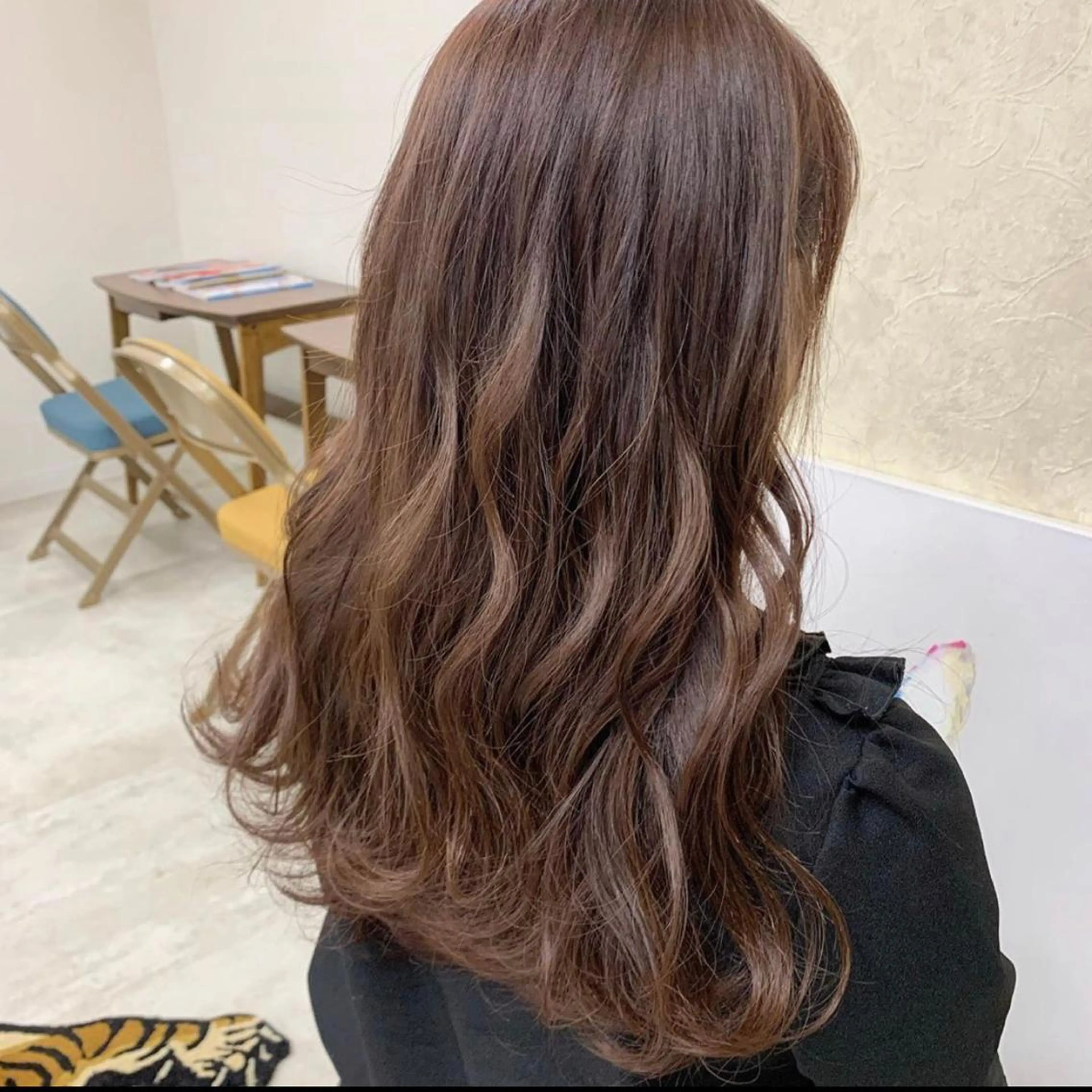 ロング カラー ヘアアレンジ ブリーチ ブラウンカラー ピンクカラー ピンクブラウン 眉毛ワックス konomiの眉毛・アイブロウイメージ
