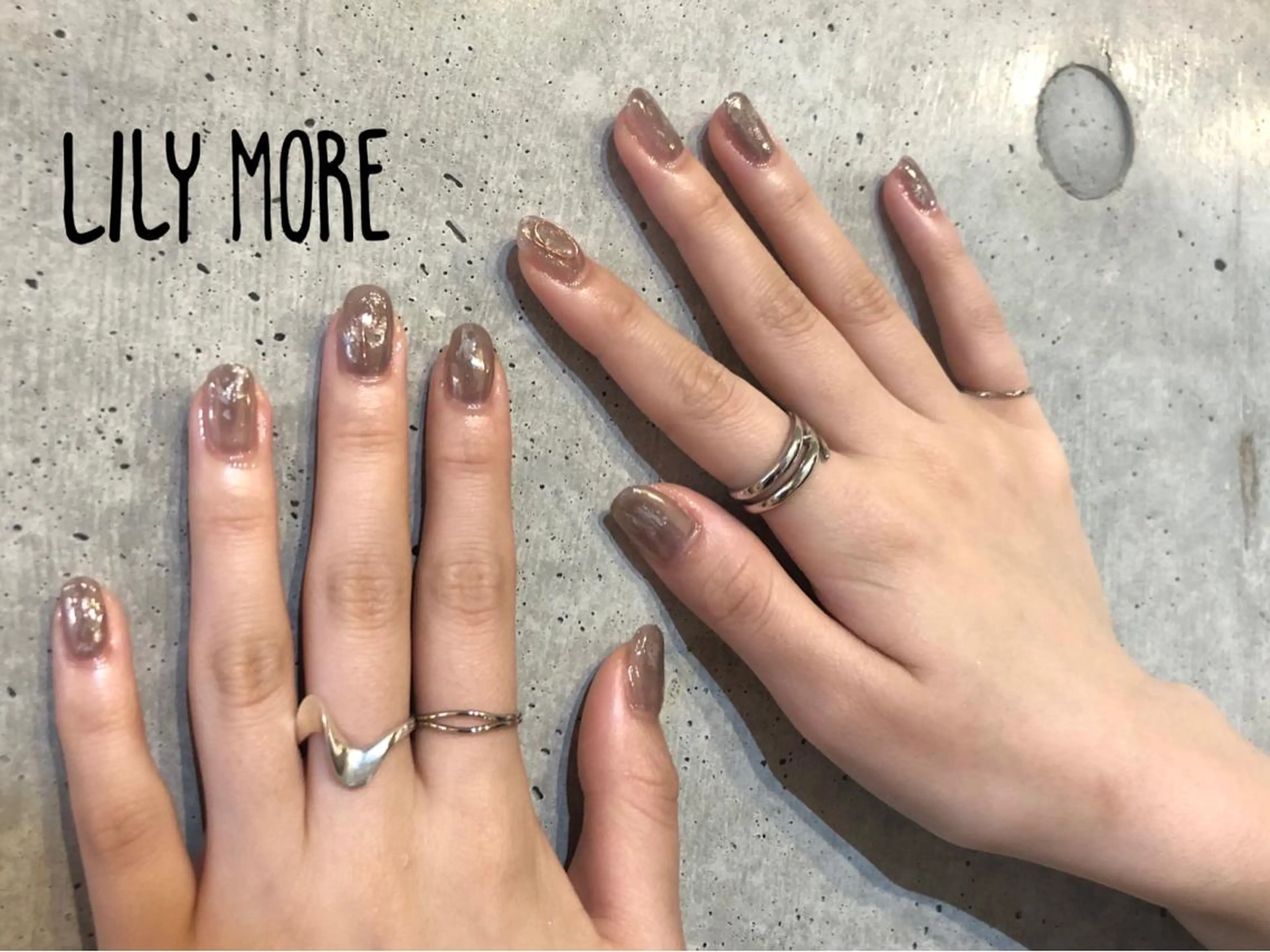 ネイル ニュアンスネイル ハンドネイル Lily closetのネイルデザイン