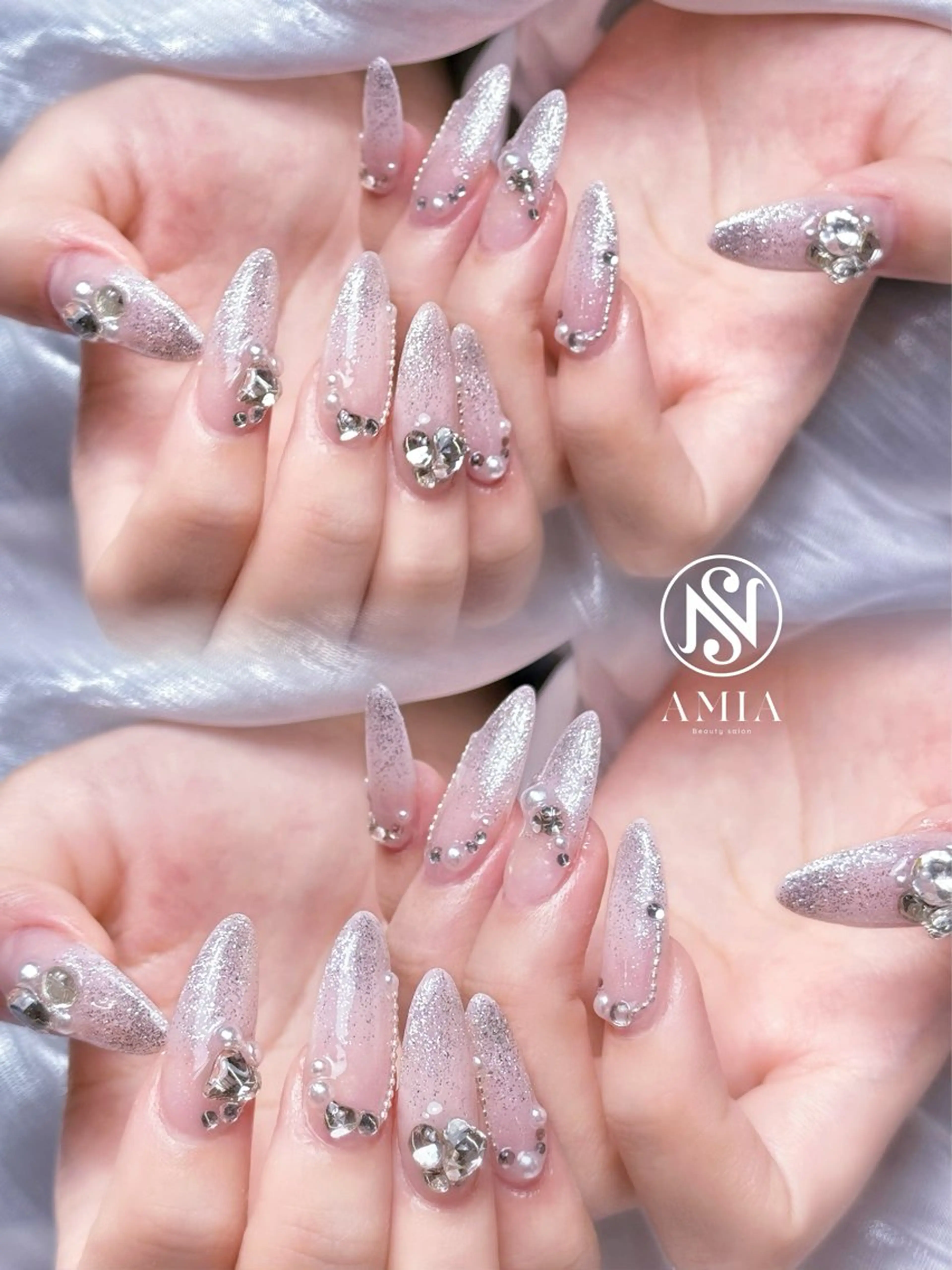 ロング ハンドネイル 🌟AMIA BEAUTY🌟のネイルデザイン