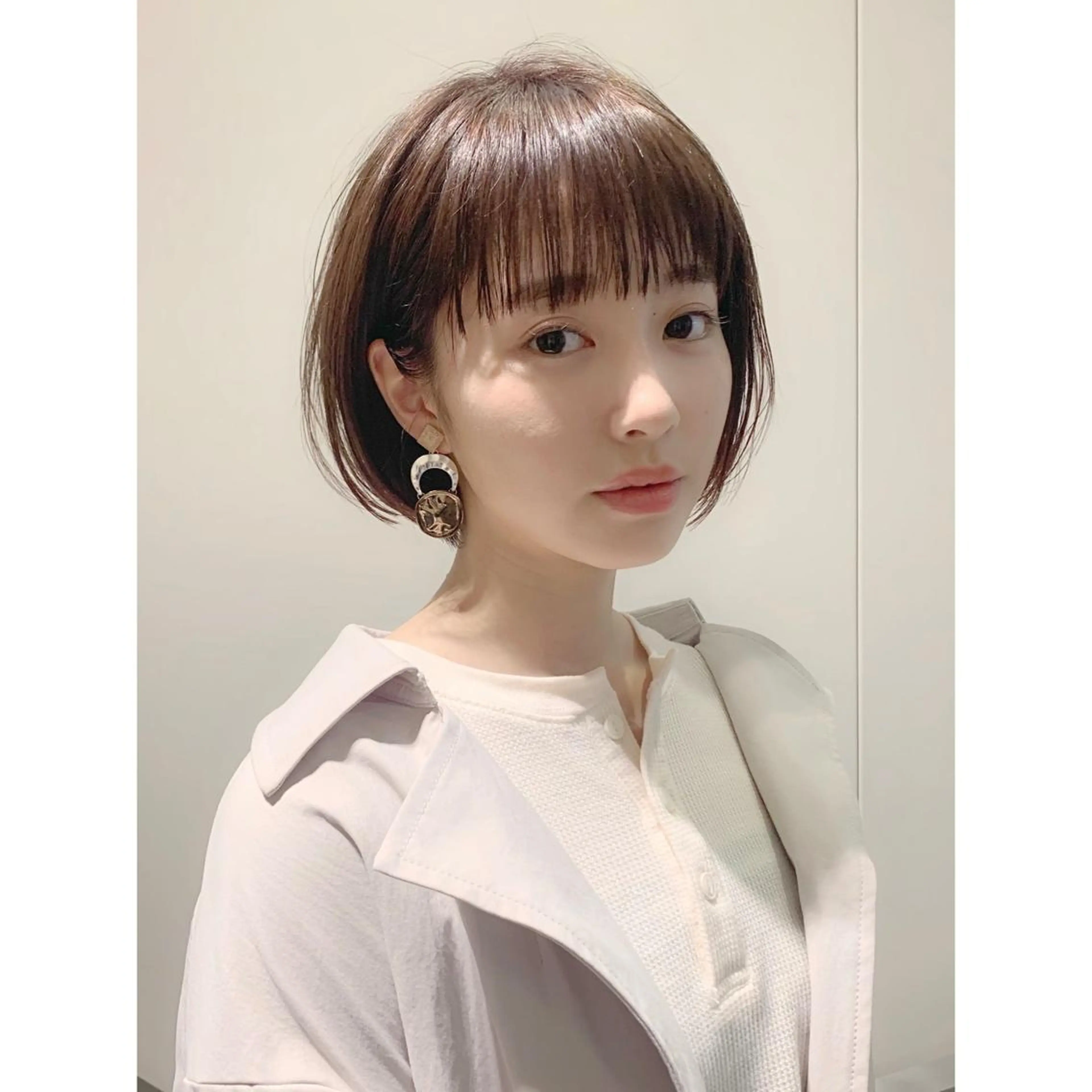 ショート ショートボブ ボブ ショートヘア 牧野美波💎ショート ヘア/カット/天神のヘアスタイル