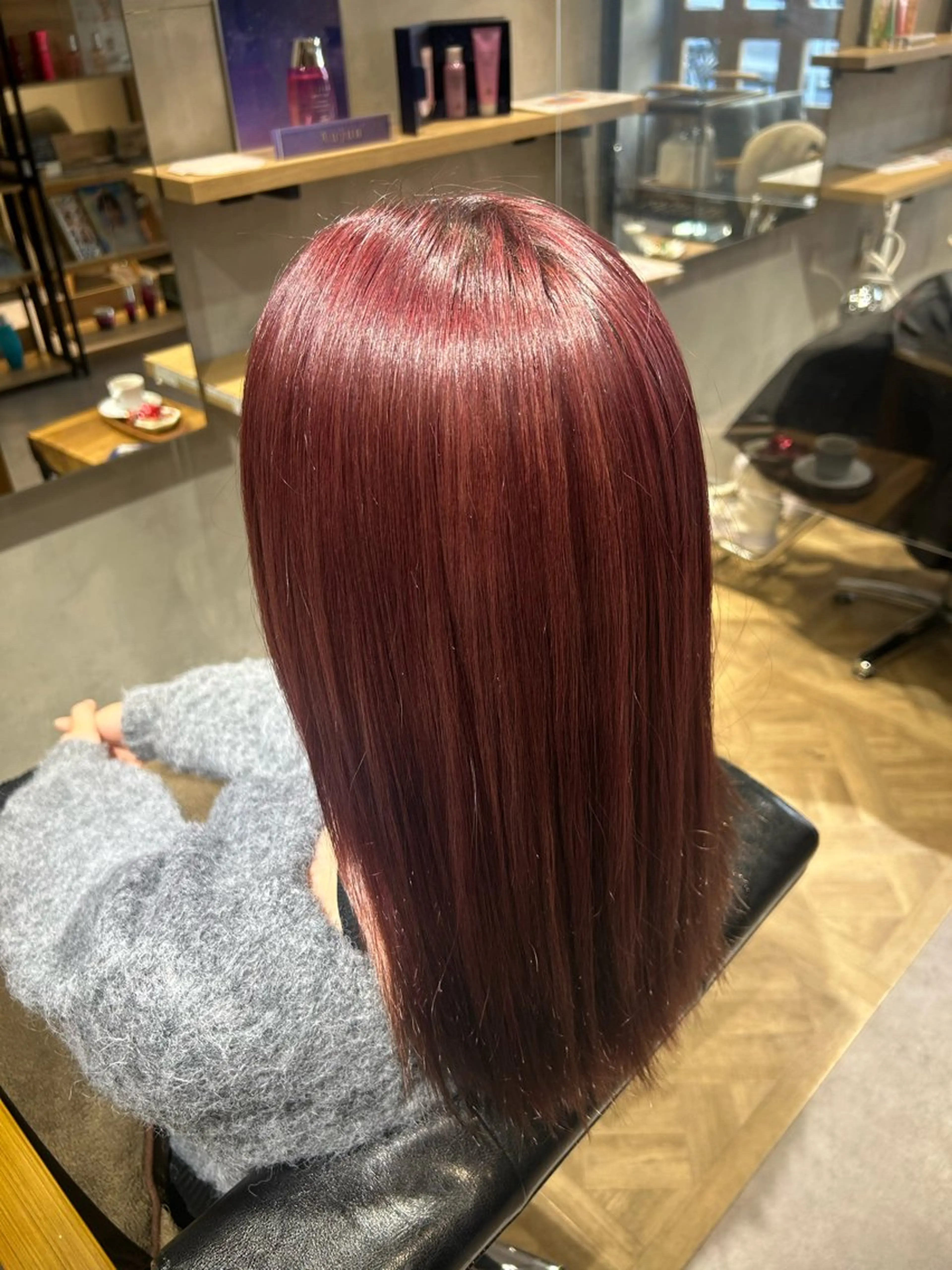 《minimo限定クーポン🐭》フルカラー＋Aujua 4stepトリートメントの写真