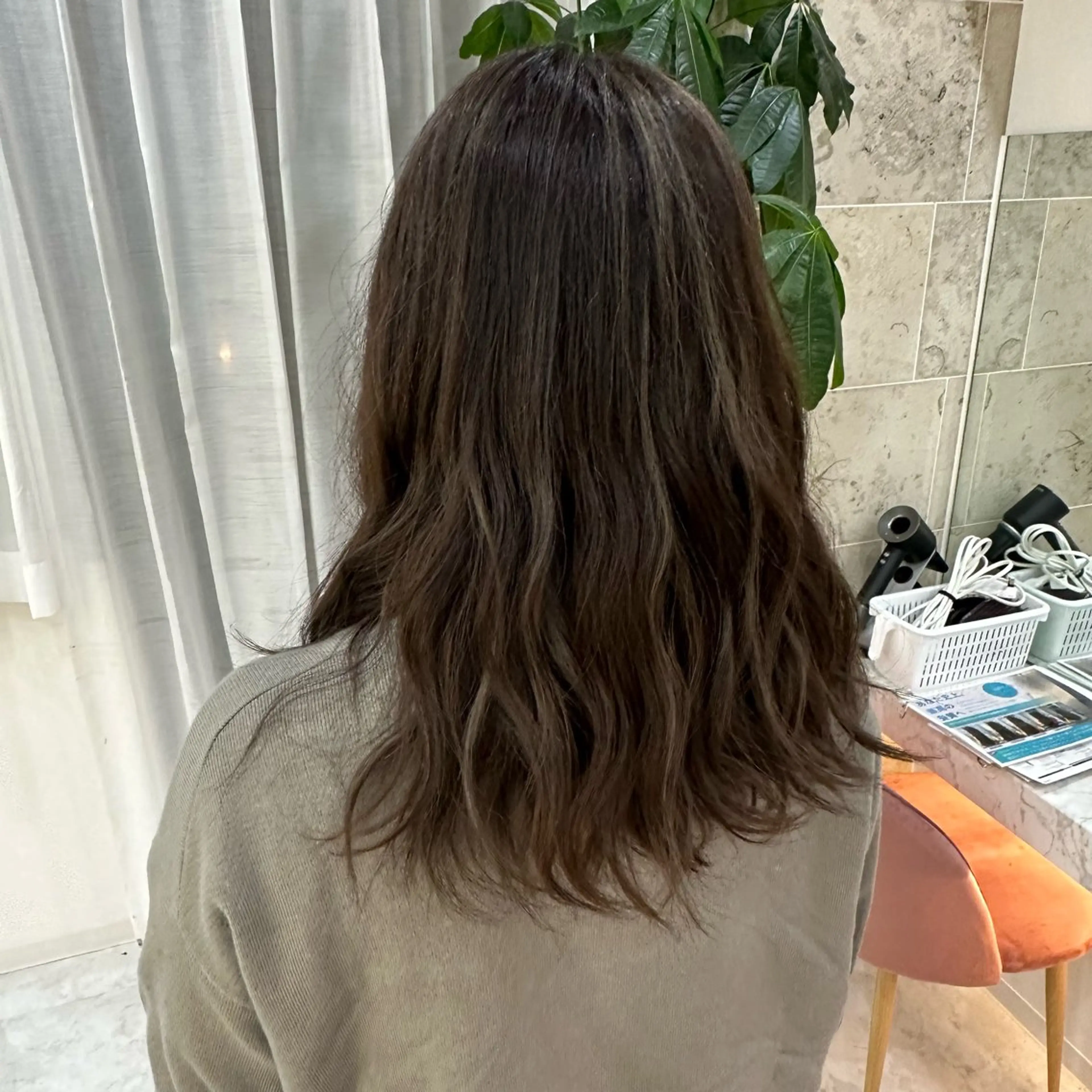 セミロング カラー ヘアカラー Nakamura Manaのヘアスタイル