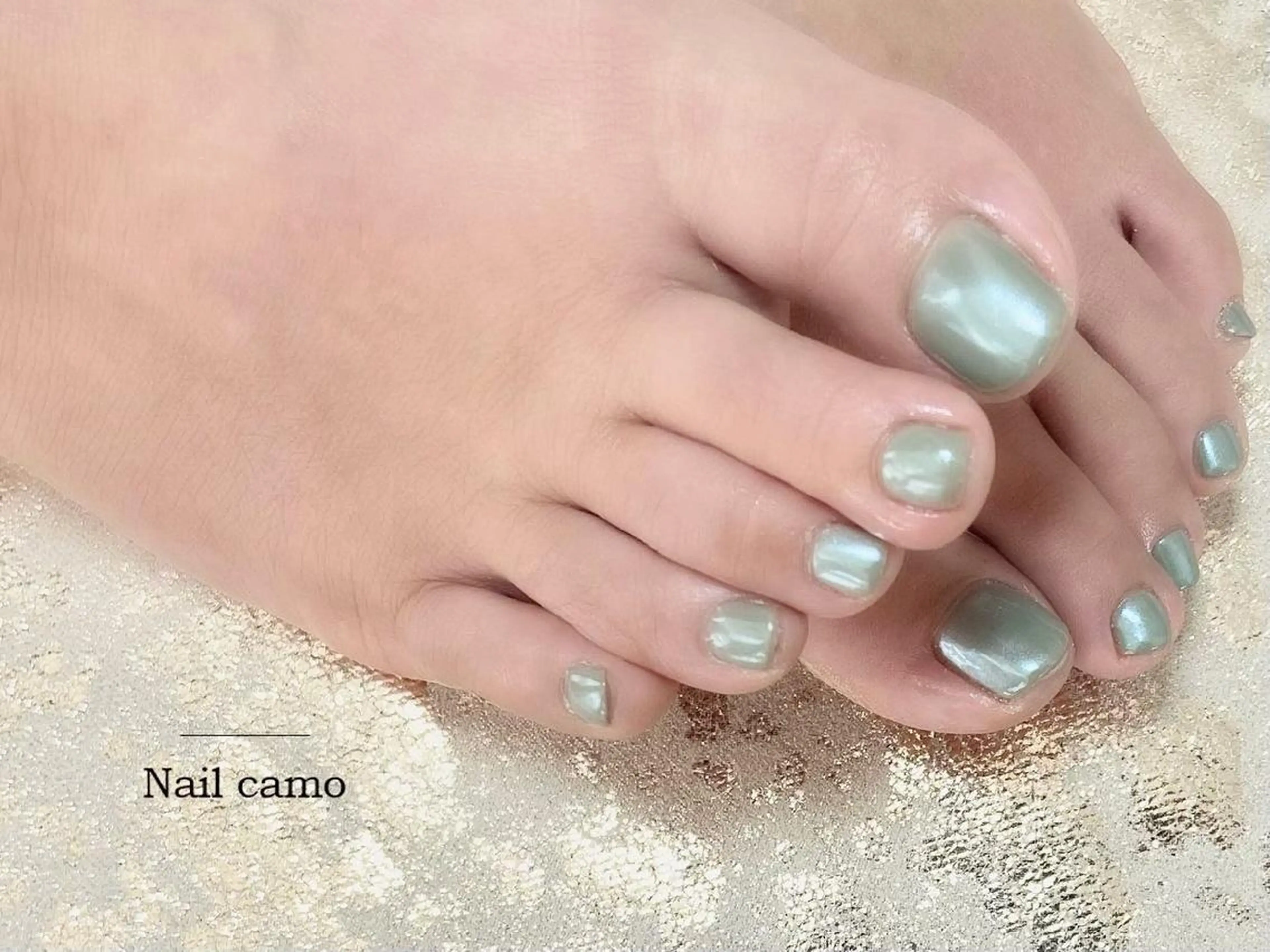 ネイル ワンカラーネイル フットネイル 🌟Nail camo🌟のネイルデザイン