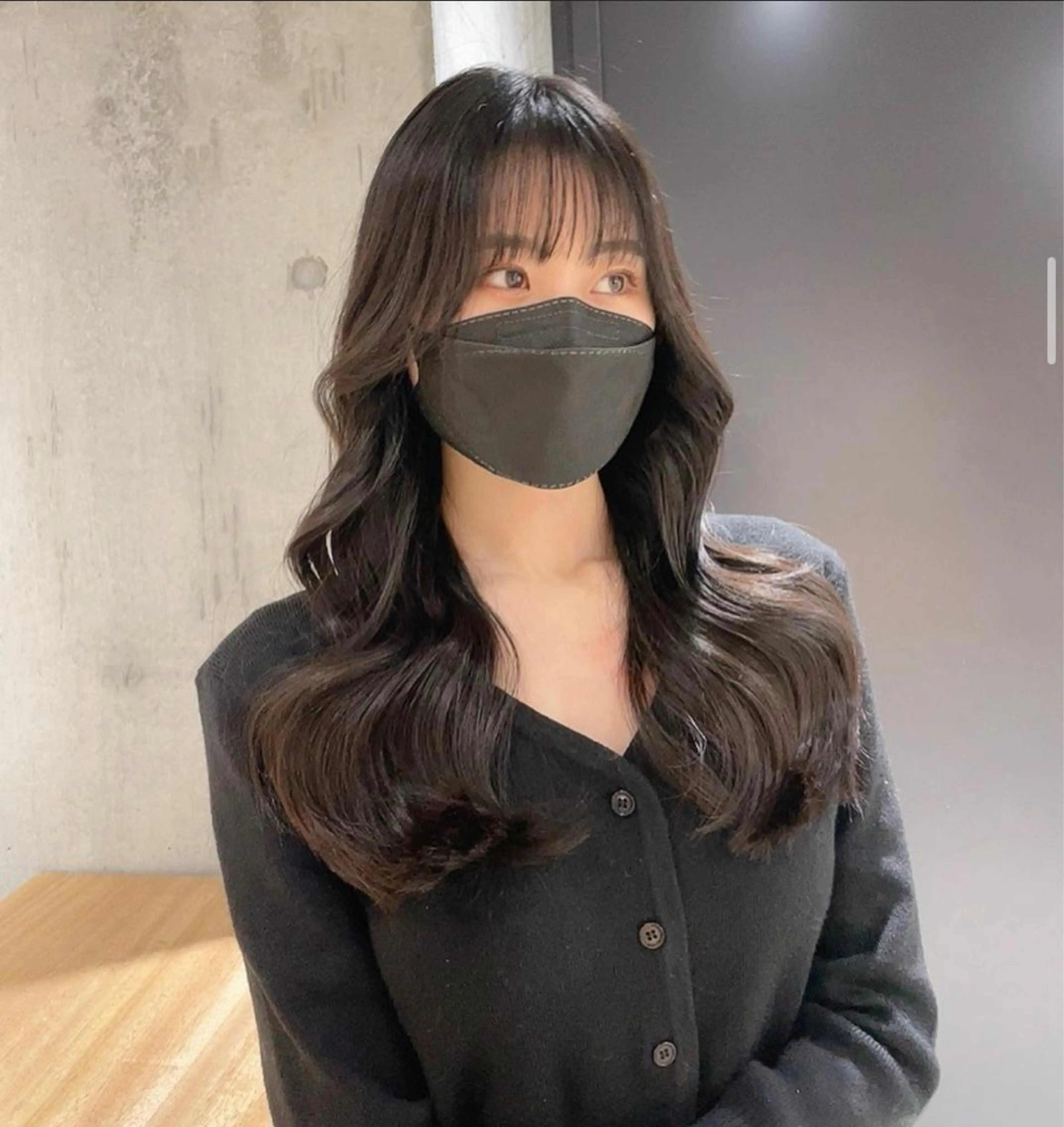 ロング 韓国風ヘア レイヤーカット CITY louwe 脇坂彩音のヘアスタイル