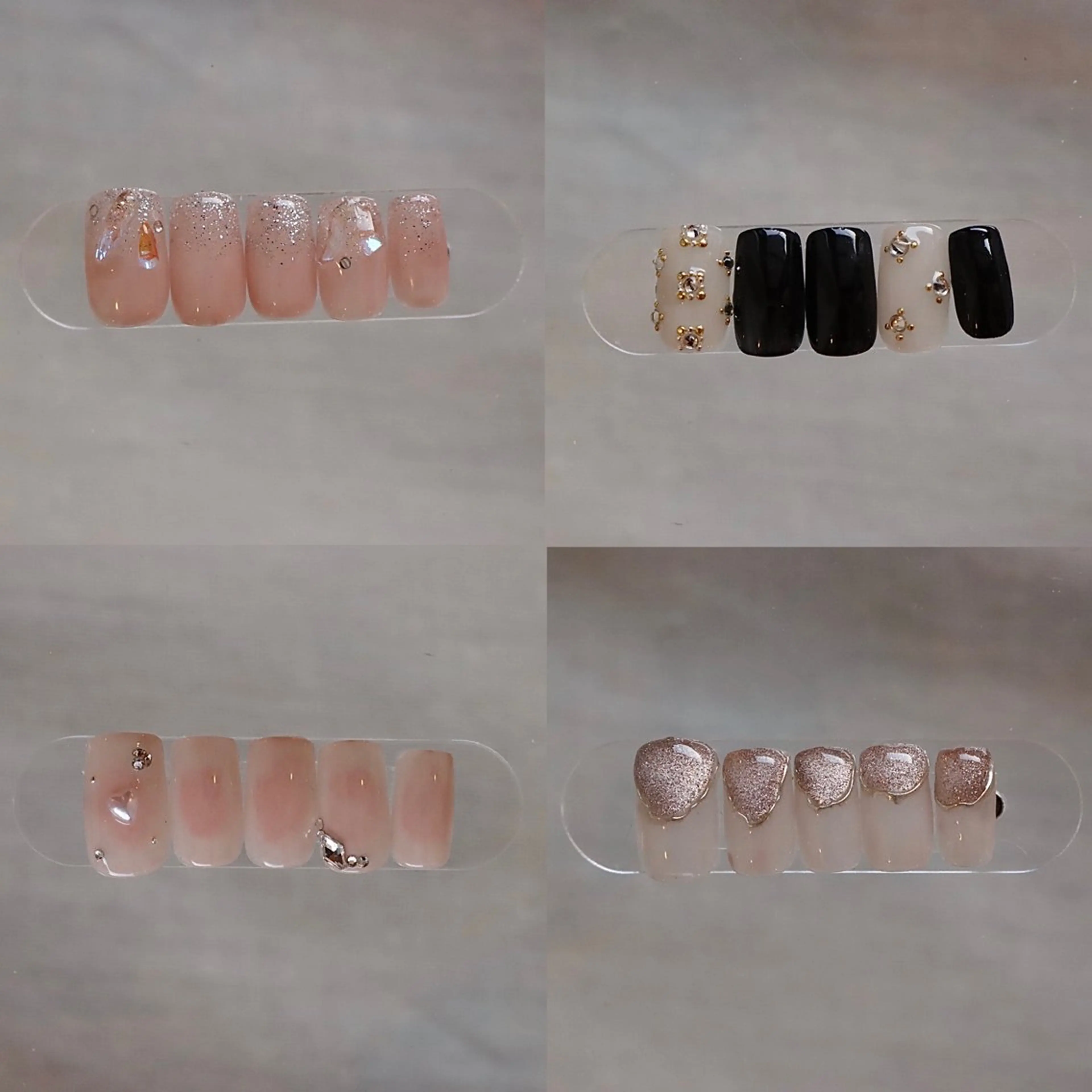 ネイル ブルー フットネイル ジェルネイル キラキラネイル 韓国ネイル RooM -mizuki-のネイルデザイン