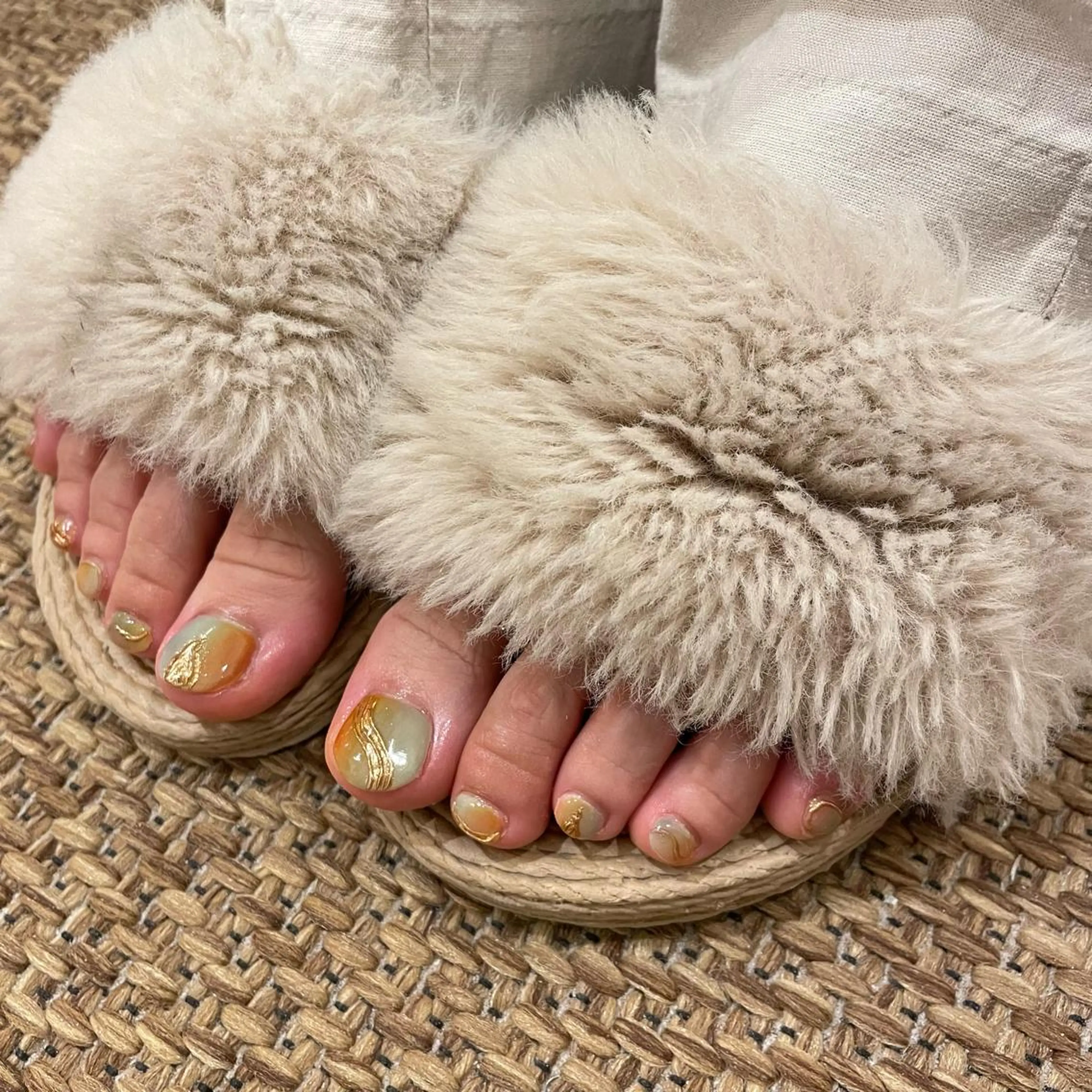 ネイル フットネイル フットネイル bylaki_ haruka(K)のネイルデザイン